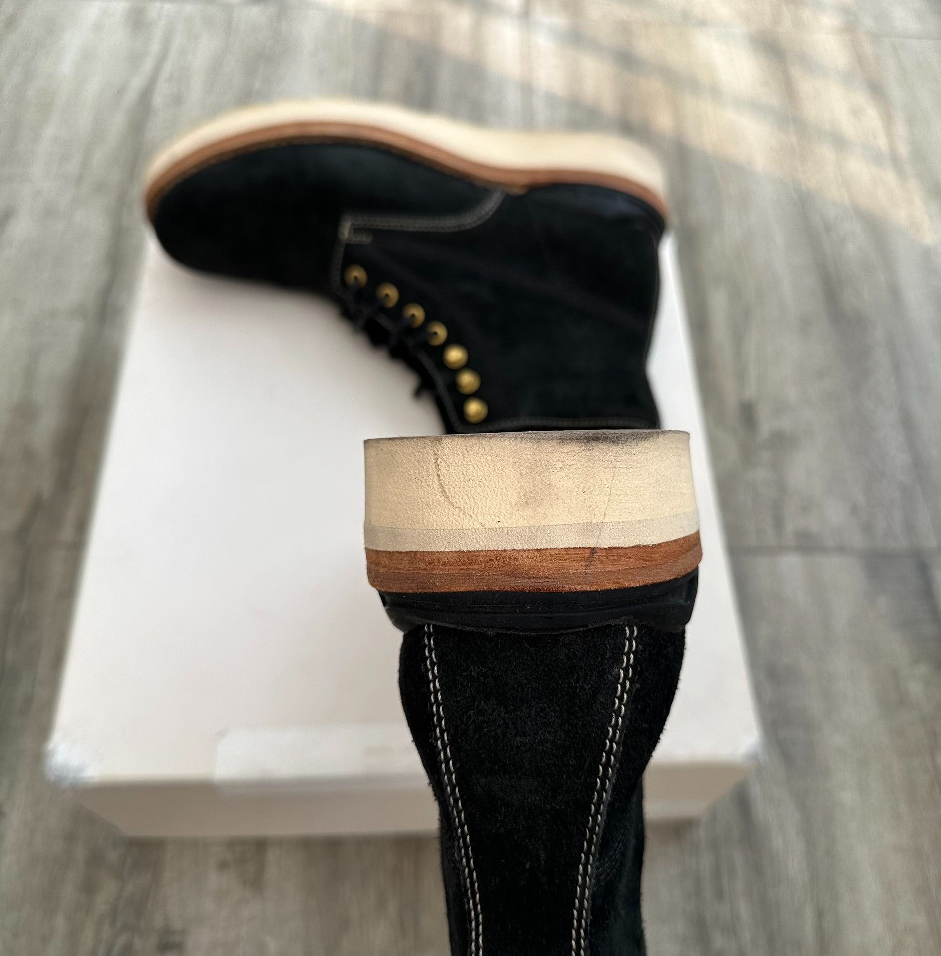 Visvim visvim virgil boots in black suede Size US 9 / EU 42 - 6 Thumbnail