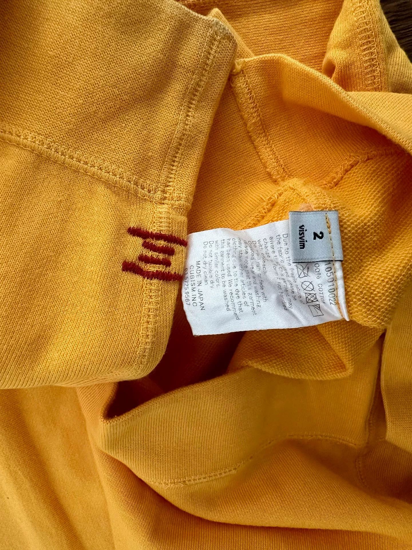 Visvim visvim veggie dye raglan long sleeve crew Size US S / EU 44-46 / 1 - 3 Thumbnail