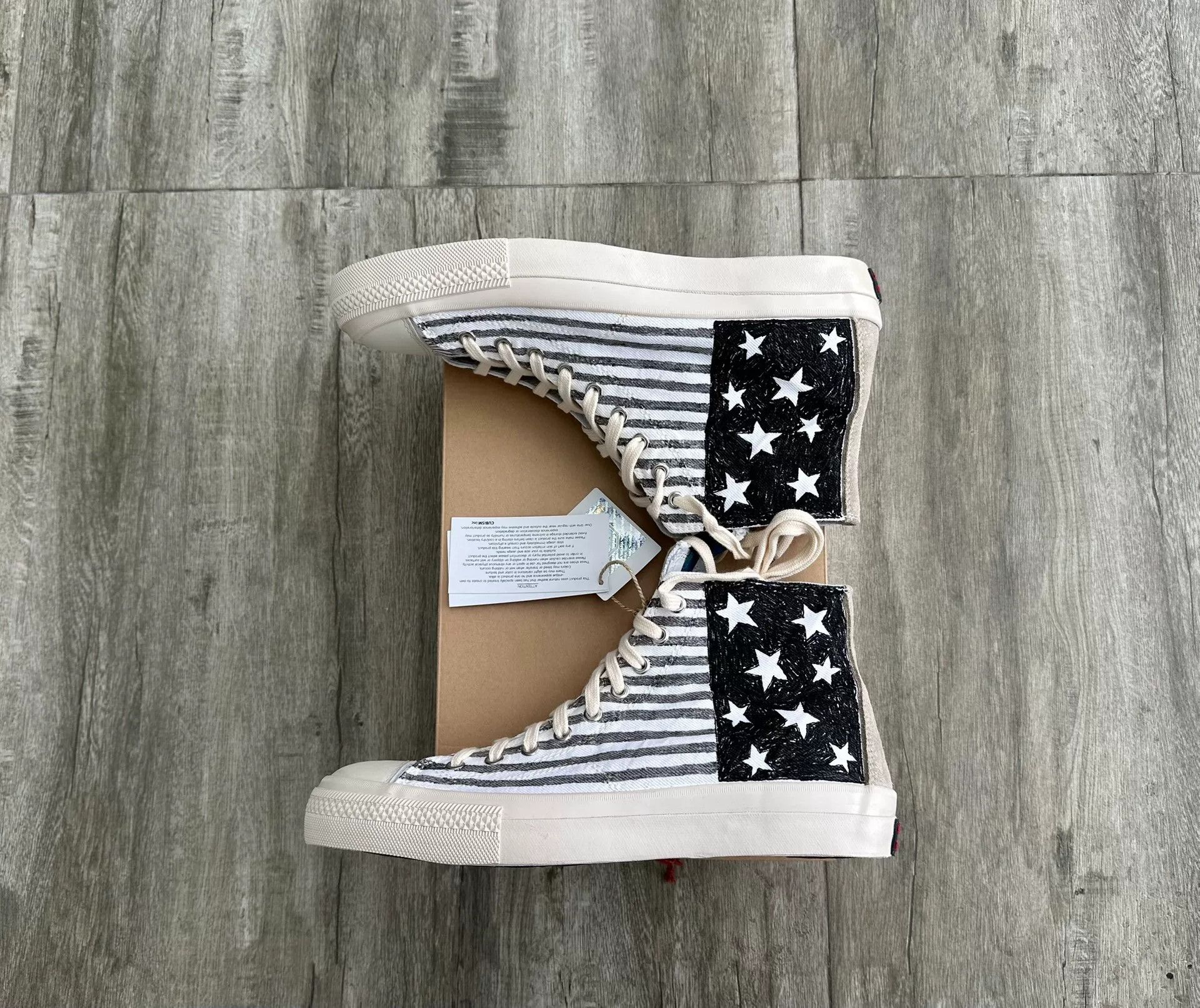 Visvim visvim skagway hi stars canvas shoes Size US 10 / EU 43 - 3 Thumbnail