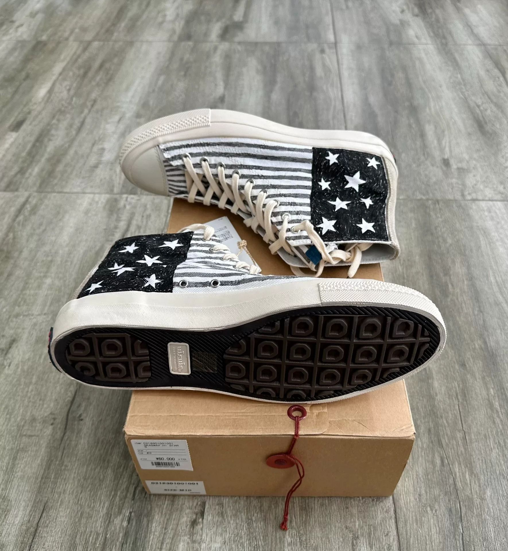 Visvim visvim skagway hi stars canvas shoes Size US 10 / EU 43 - 5 Thumbnail