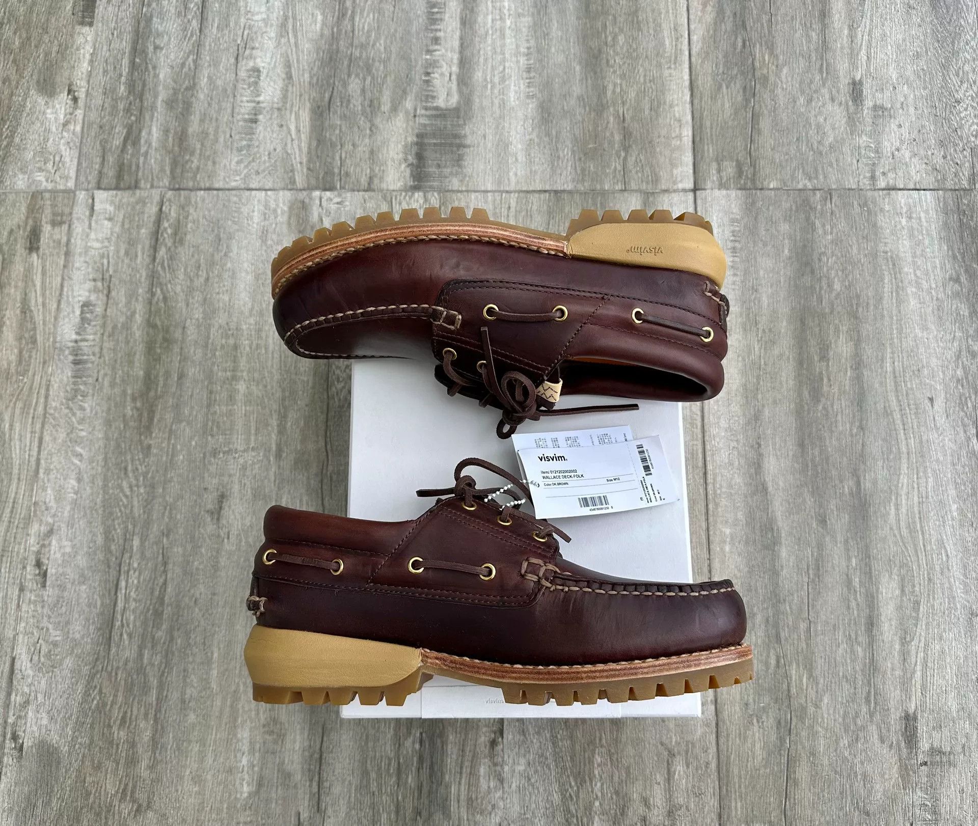 Visvim visvim wallace deck folk leather shoes Size US 12 / EU 45 - 4 Thumbnail