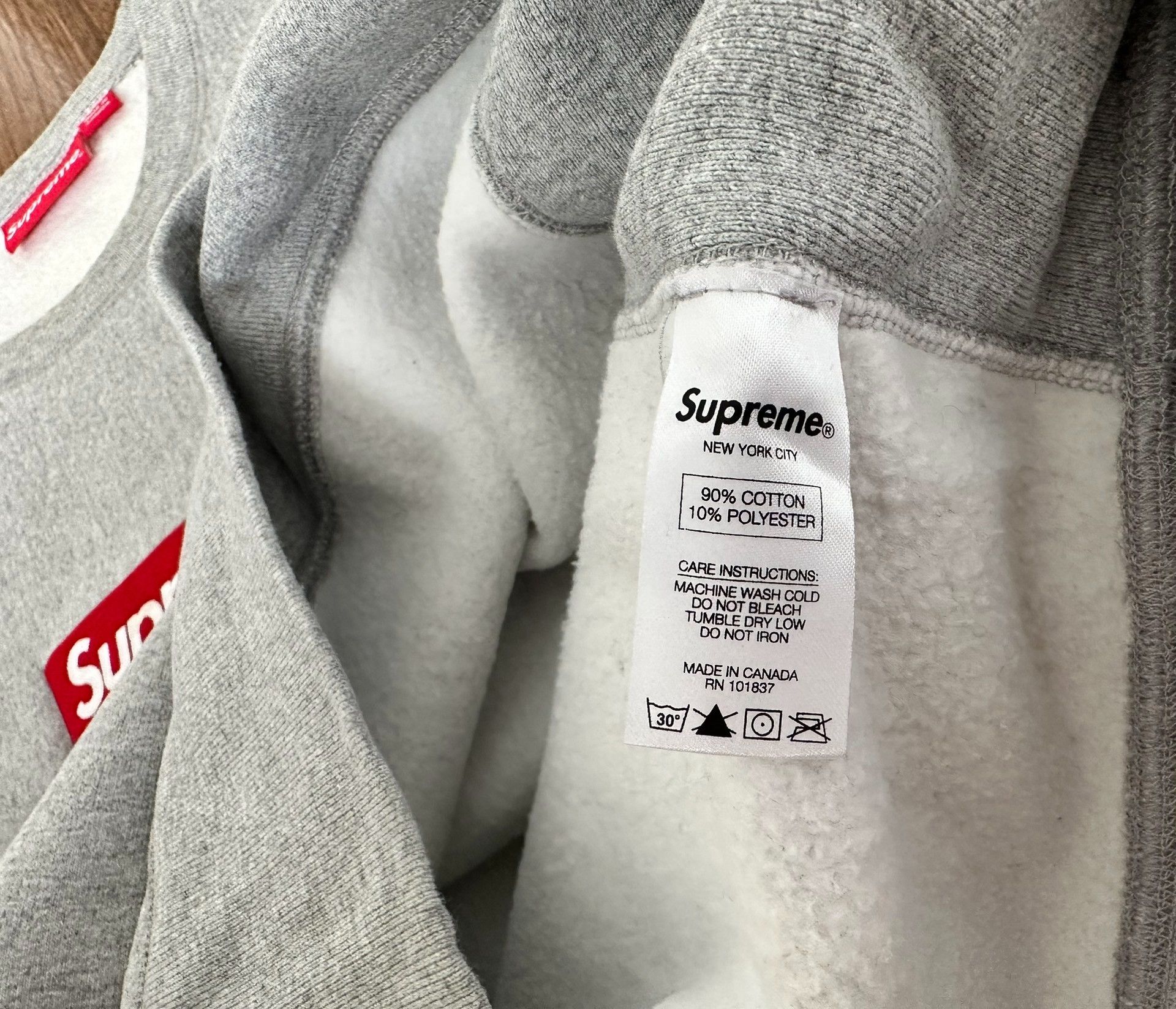 Supreme supreme box logo crewneck sweatshirt 18fw Size US L / EU 52-54 / 3 - 6 Thumbnail