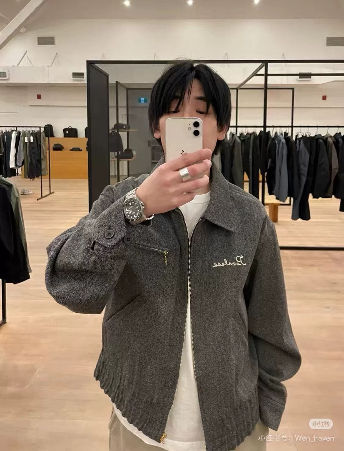 Visvim visvim rudy sb blouson jacket charcoal gray Size US M / EU 48-50 / 2 - 5 Thumbnail