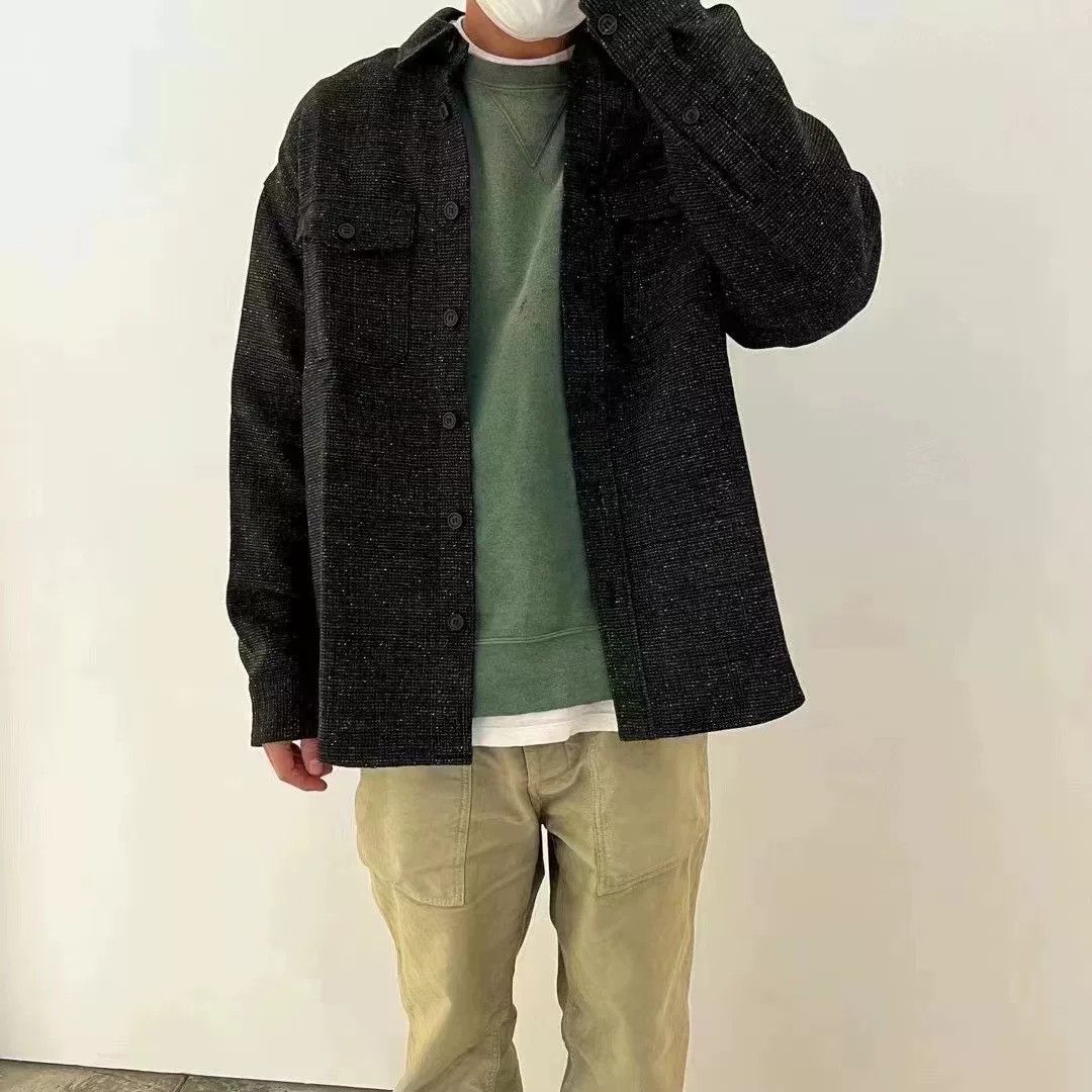 Visvim visvim lumber long sleeve tweed shirt Size US M / EU 48-50 / 2 - 4 Thumbnail