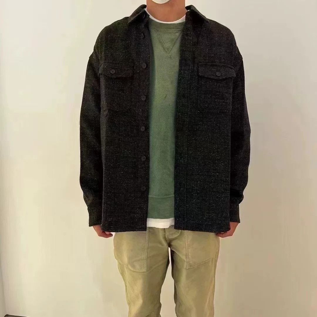 Visvim visvim lumber long sleeve tweed shirt Size US M / EU 48-50 / 2 - 5 Thumbnail