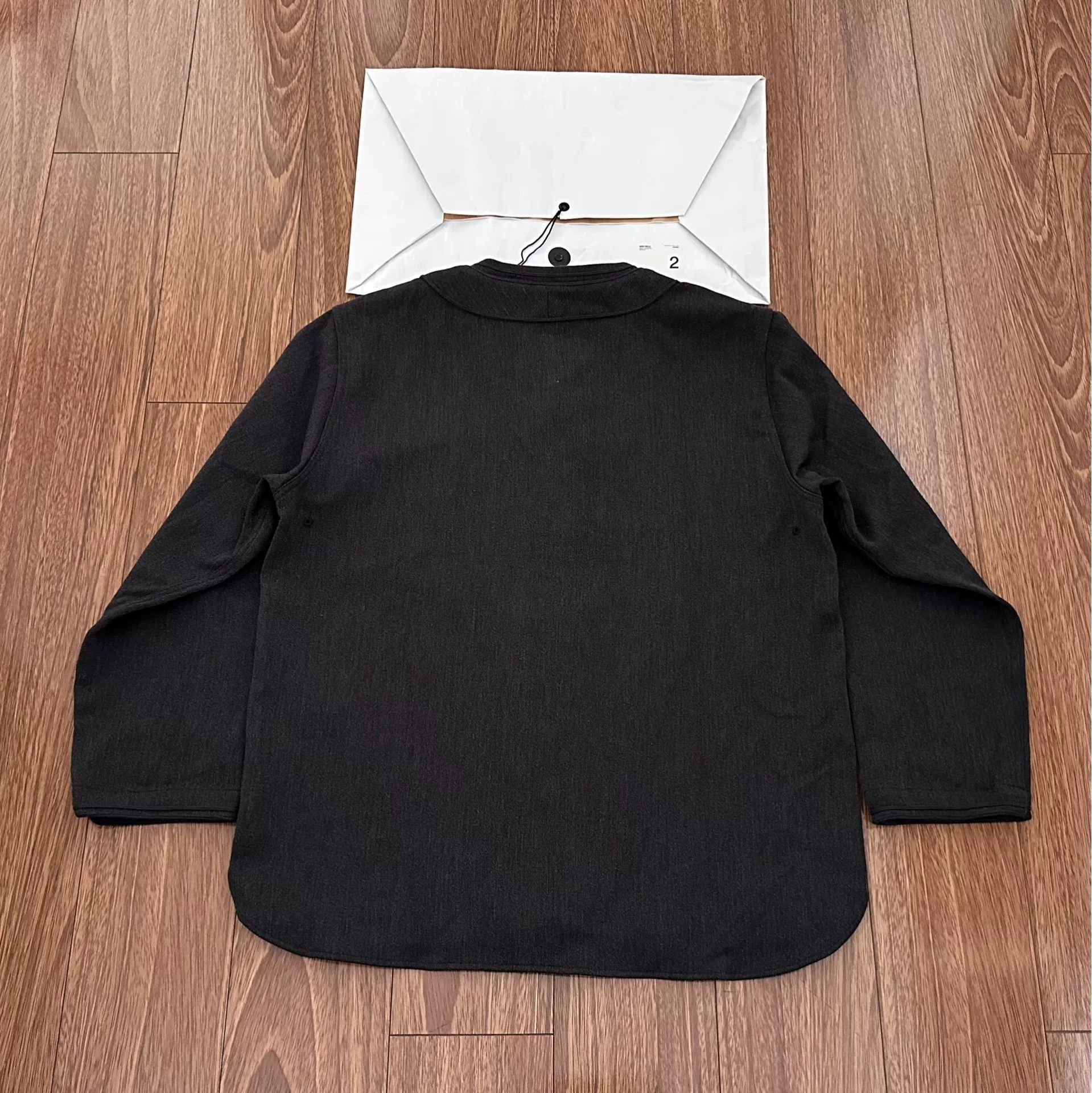 Visvim visvim dugout long sleeve shirt in black Size US M / EU 48-50 / 2 - 2 Thumbnail