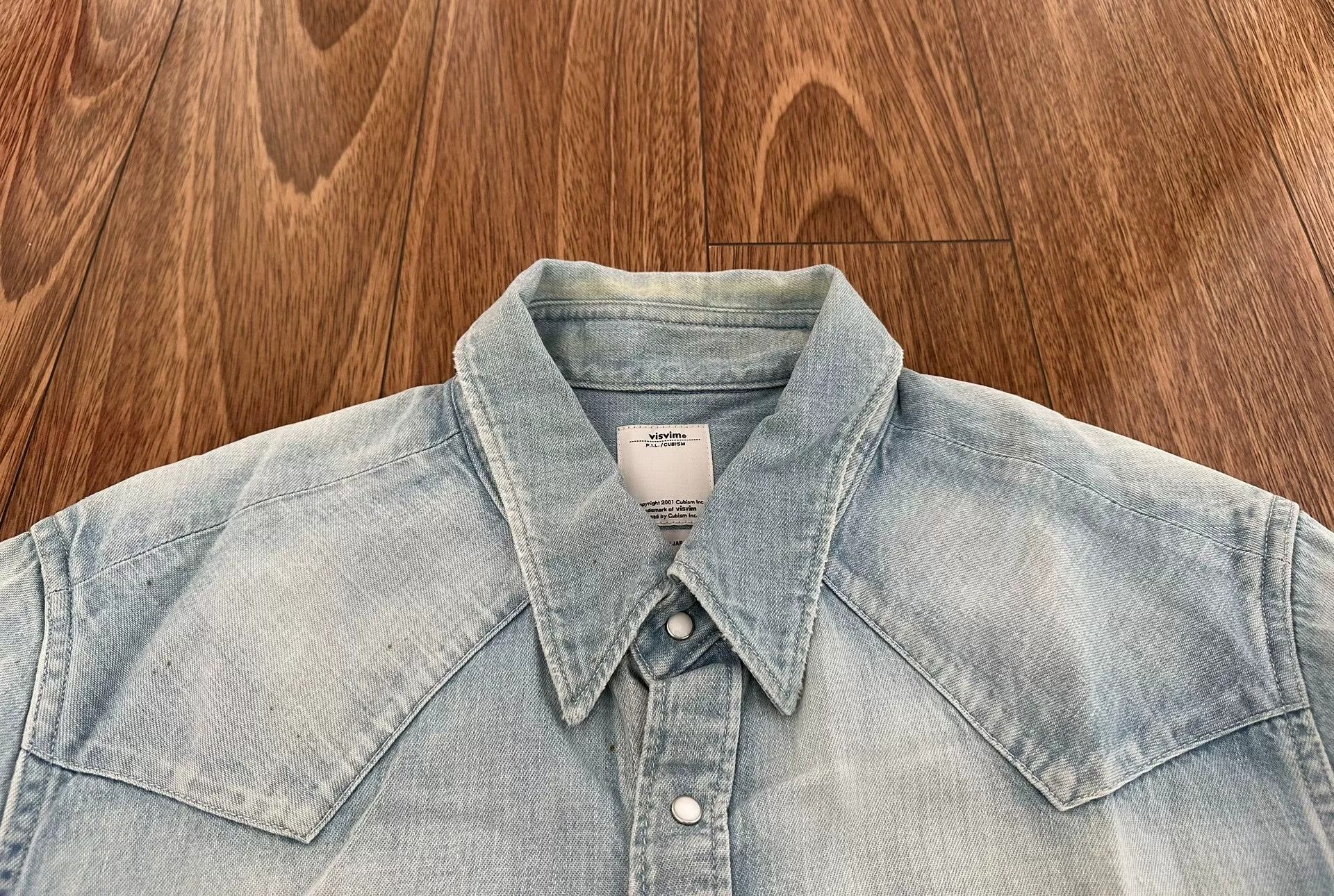 Visvim visvim bandana border denim shirt Size US S / EU 44-46 / 1 - 3 Thumbnail