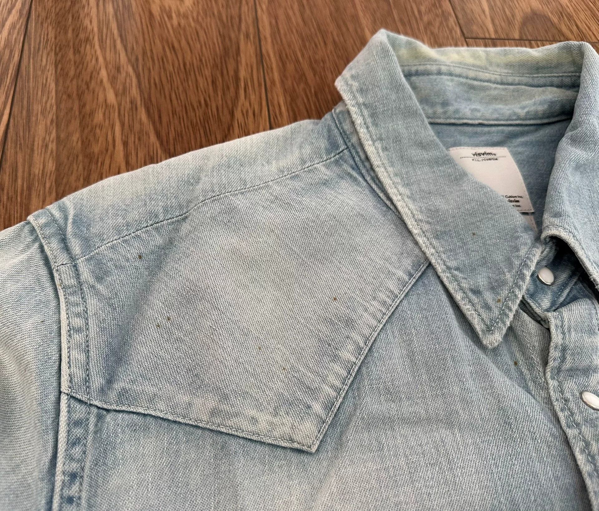 Visvim visvim bandana border denim shirt Size US S / EU 44-46 / 1 - 5 Thumbnail