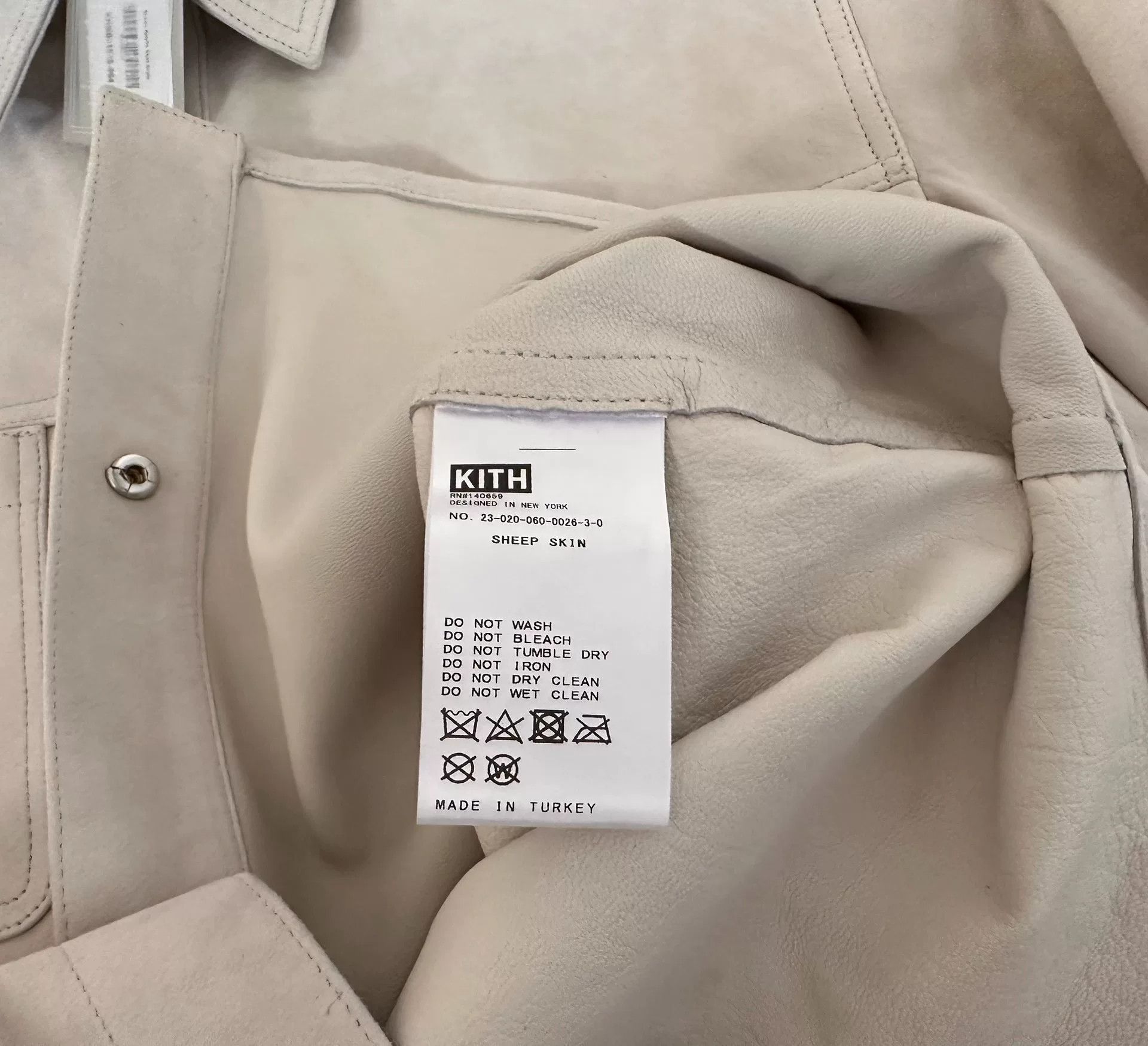 Kith kith sheepskin suede apollo shirt Size US S / EU 44-46 / 1 - 5 Thumbnail