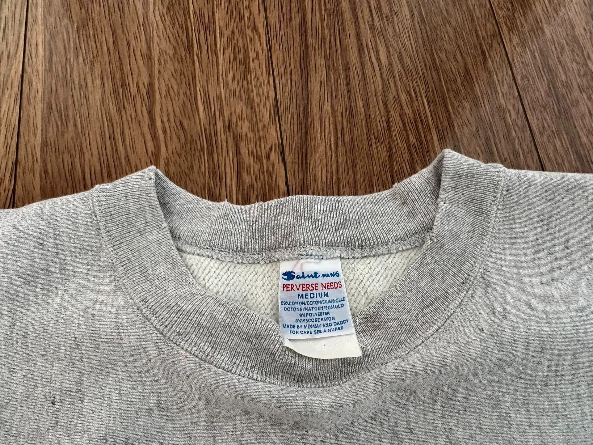 Saint Michael vintage saint michael sweatshirt in gray Size US M / EU 48-50 / 2 - 3 Thumbnail