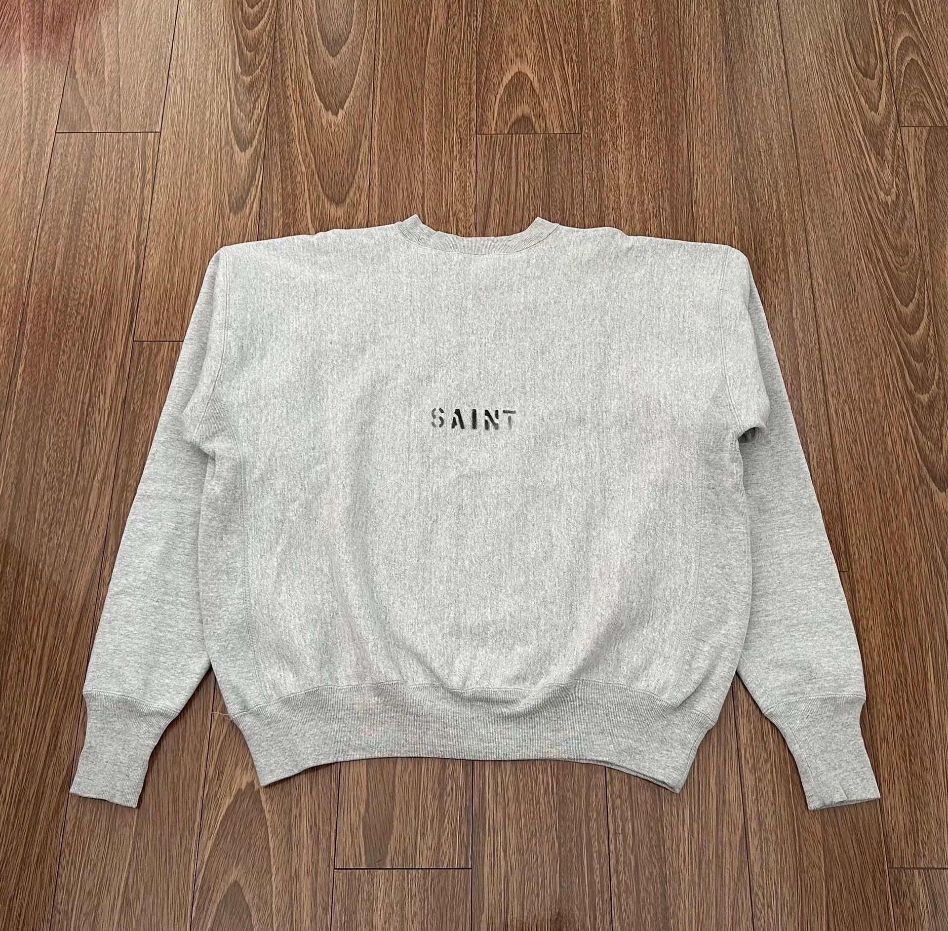 Saint Michael vintage saint michael sweatshirt in gray Size US M / EU 48-50 / 2 - 2 Thumbnail