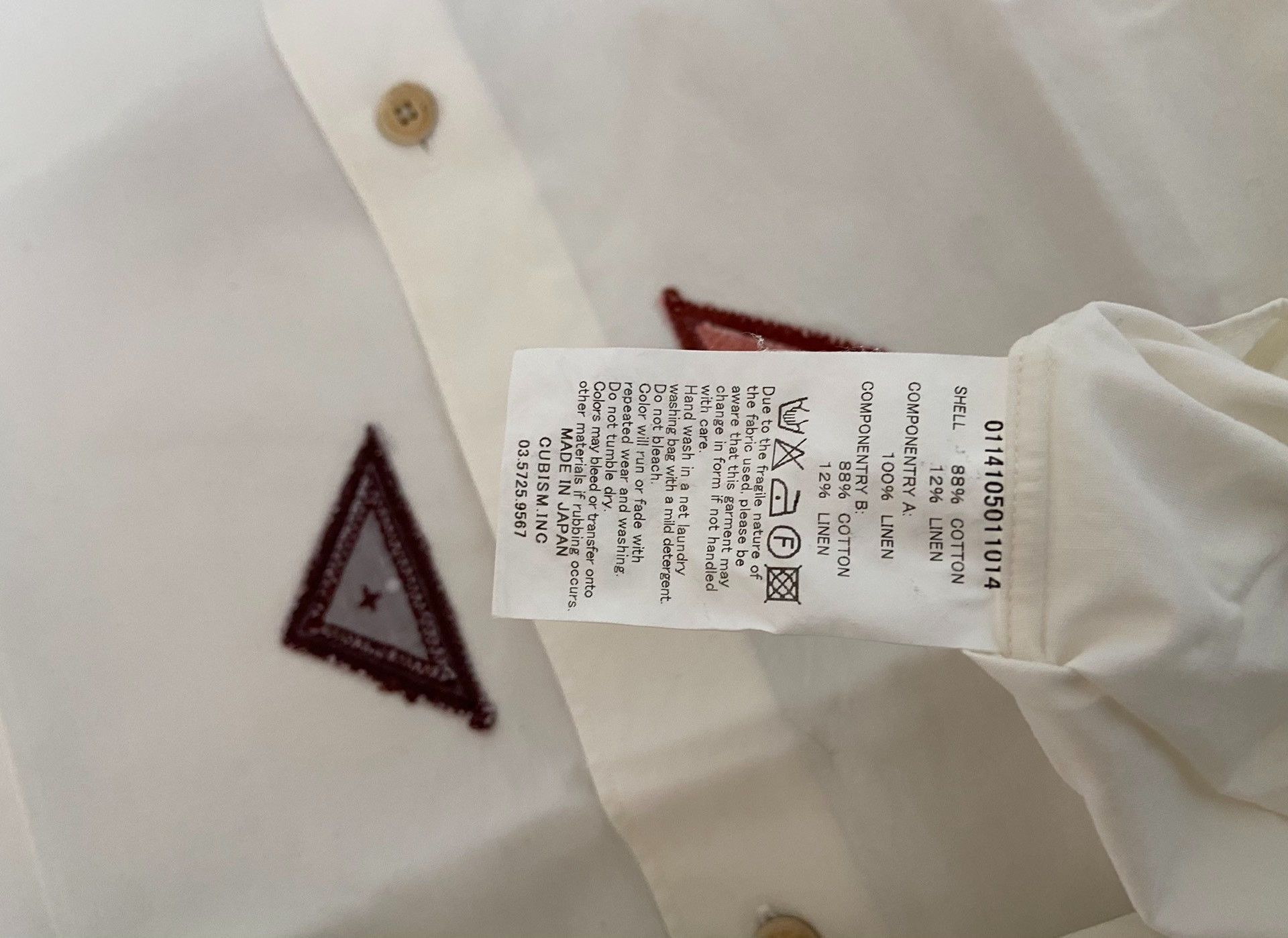 Visvim visvim long sleeve shirt with wooden buttons Size US S / EU 44-46 / 1 - 3 Thumbnail