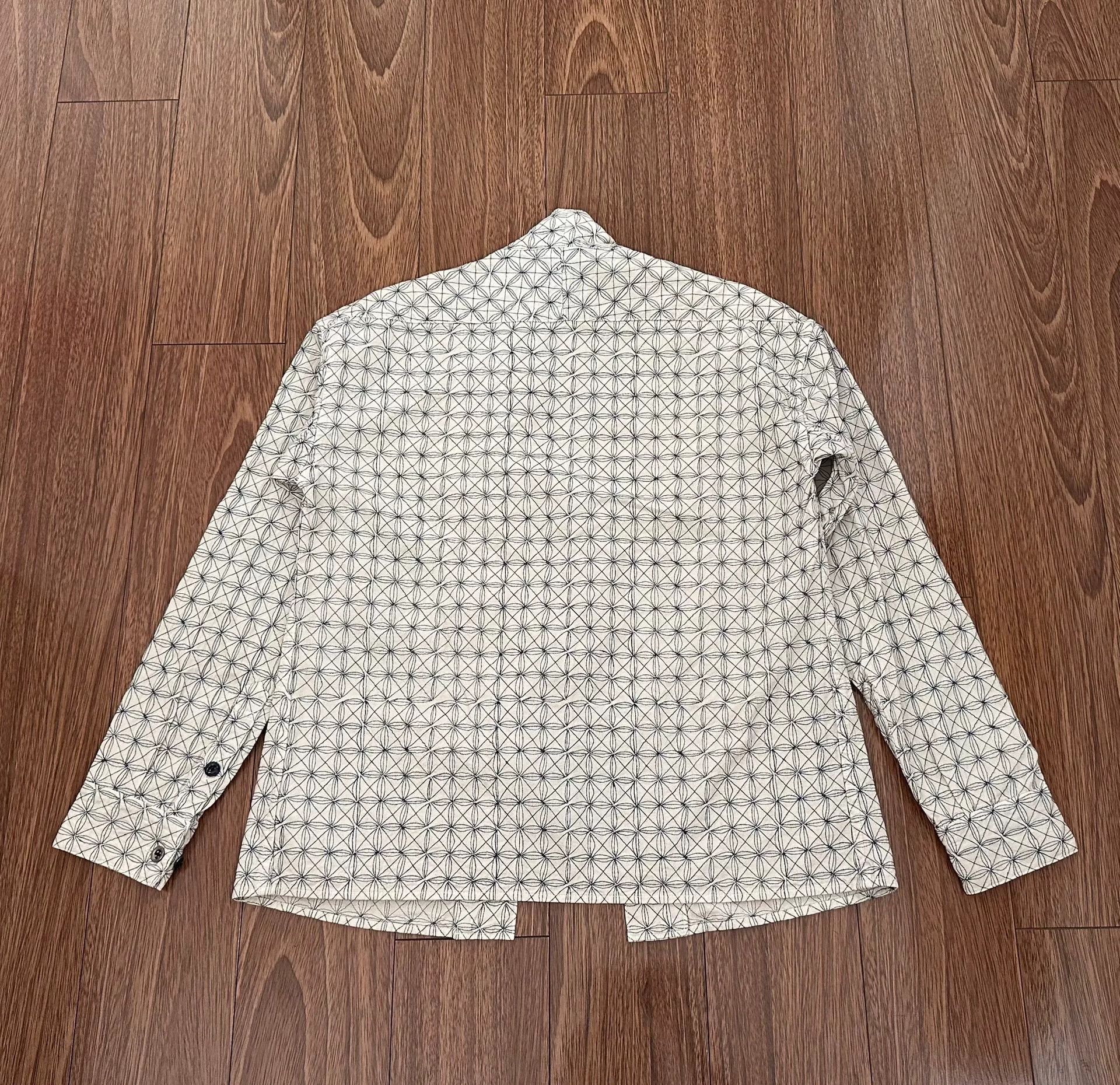Visvim visvim ict lhamo shirt with white embroidery Size US M / EU 48-50 / 2 - 2 Thumbnail
