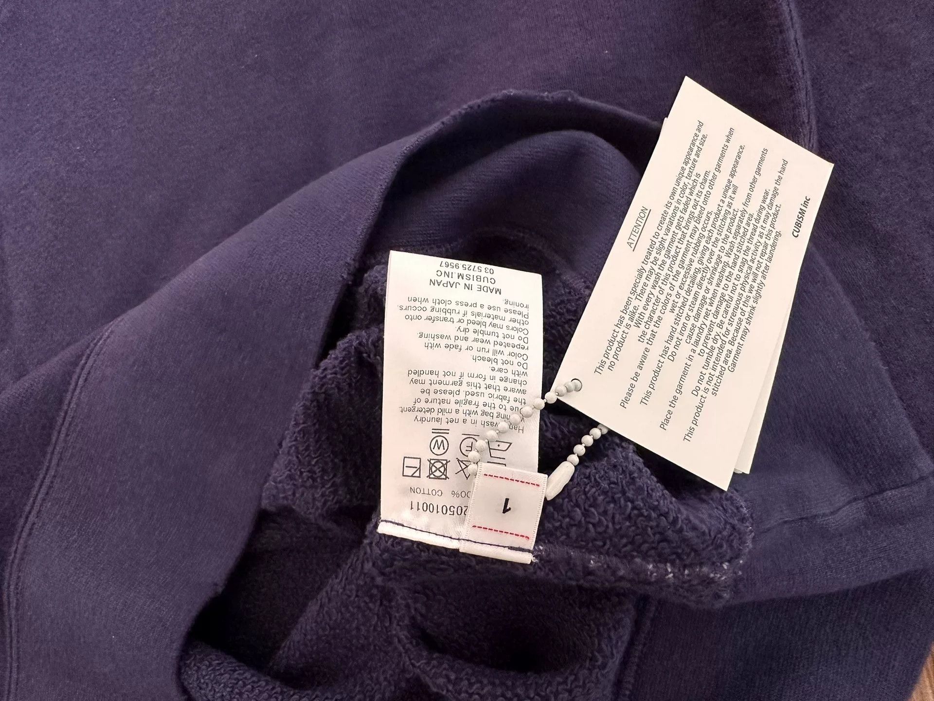 Visvim visvim jumbo uneven dye long sleeve sweatshirt Size US M / EU 48-50 / 2 - 3 Thumbnail