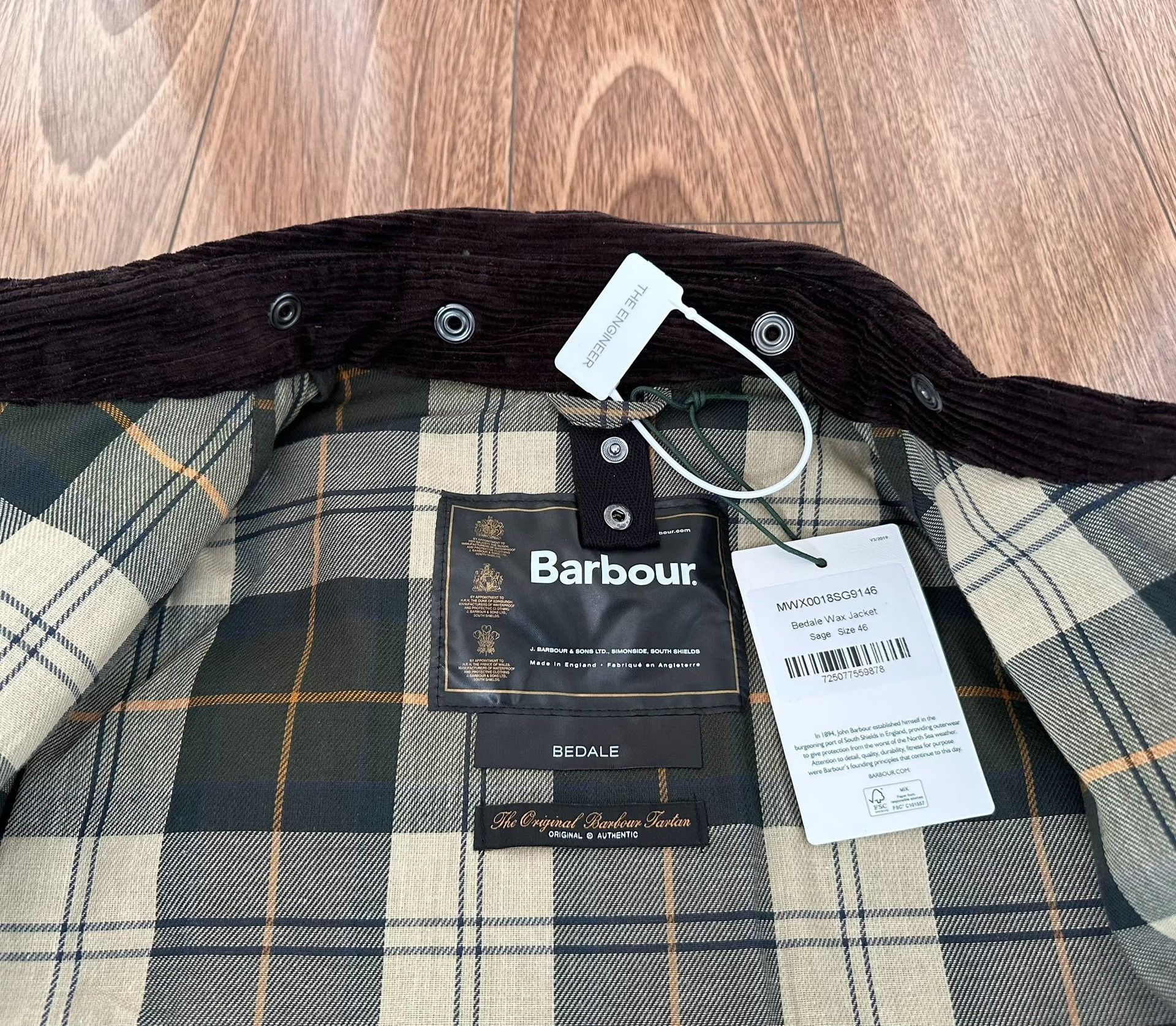 Barbour Barbour Bedale Wax Jacket in New Condition Size US L / EU 52-54 / 3 - 4 Thumbnail