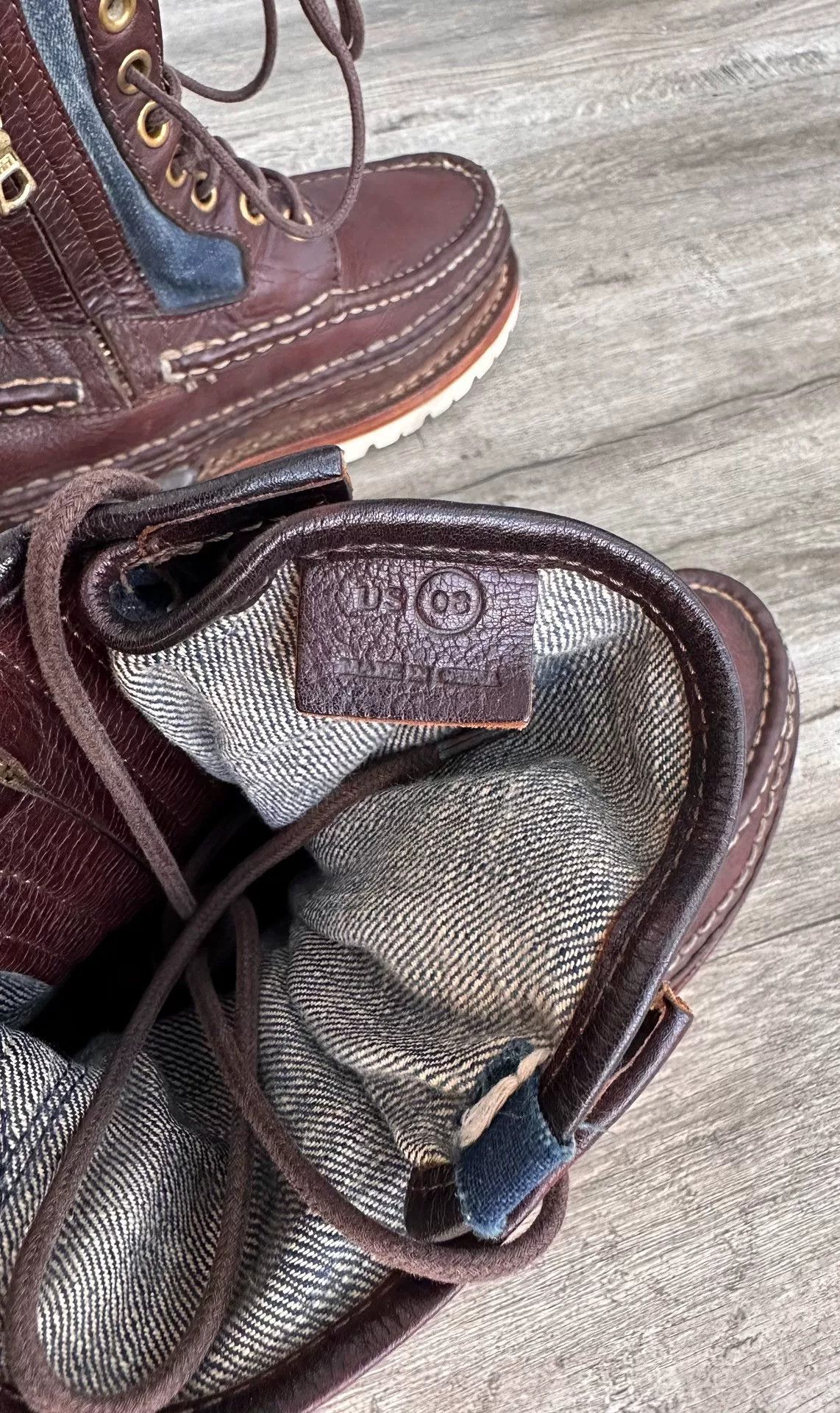 Visvim visvim grizzly boots lt.indigo size us8 Size US 8 / EU 41 - 8 Thumbnail
