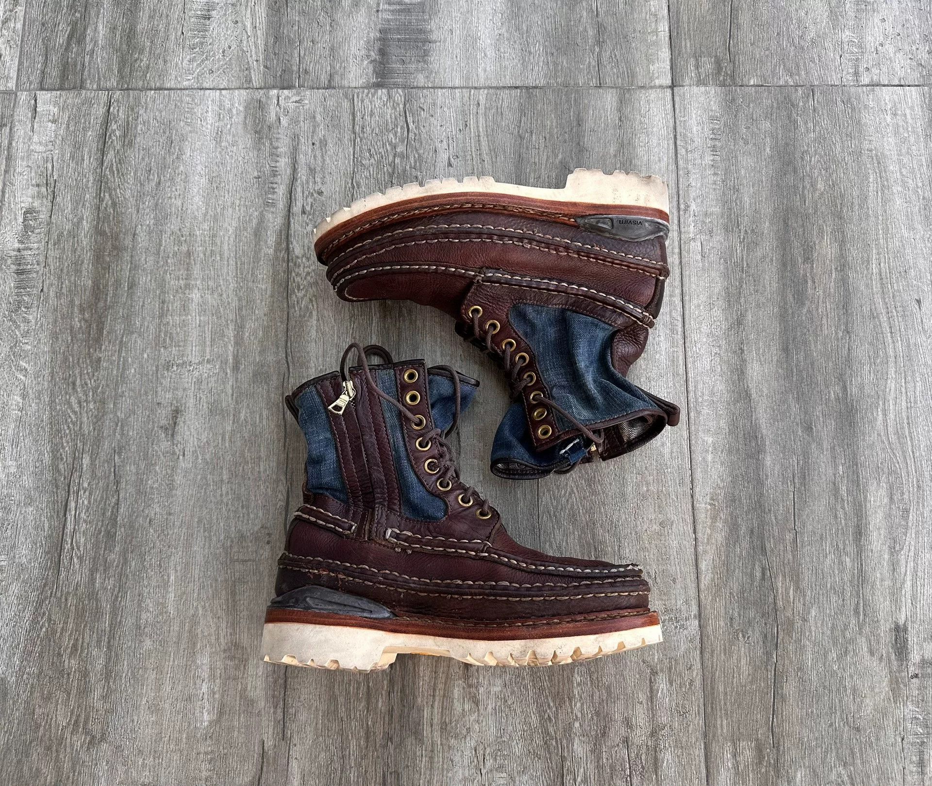 Visvim visvim grizzly boots lt.indigo size us8 Size US 8 / EU 41 - 3 Thumbnail