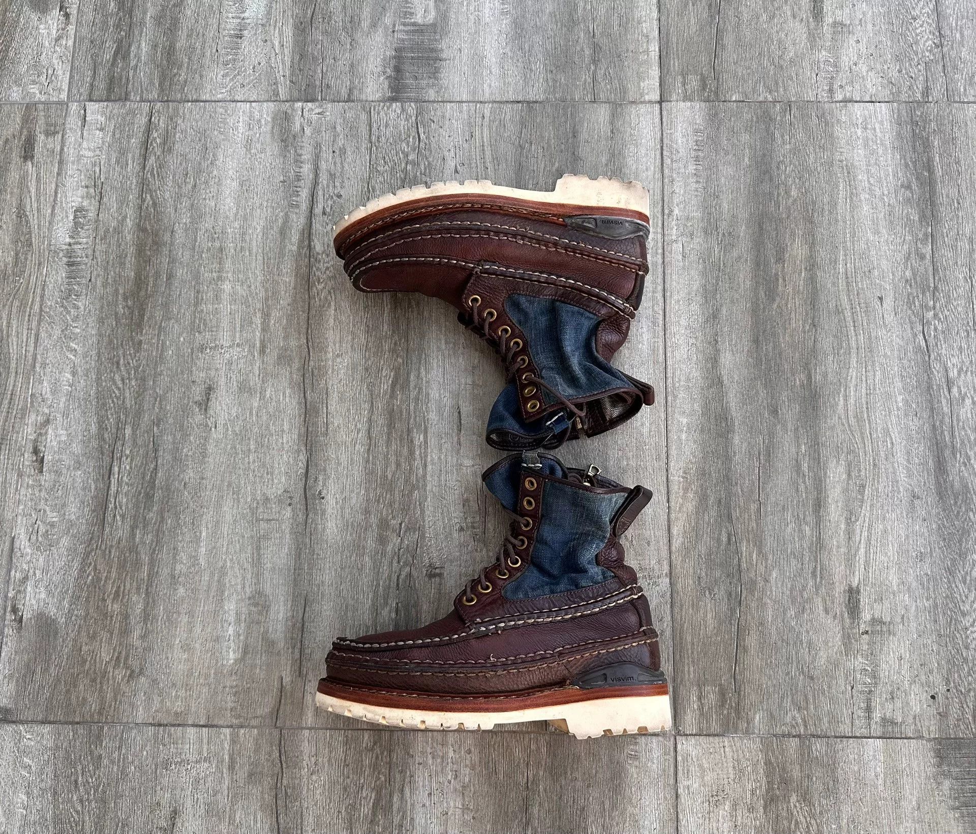 Visvim visvim grizzly boots lt.indigo size us8 Size US 8 / EU 41 - 2 Thumbnail