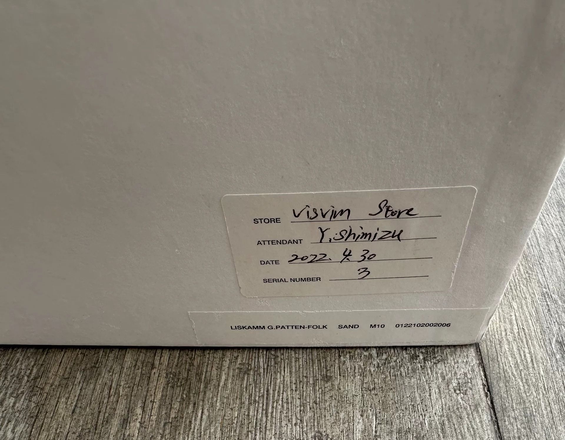Visvim visvim liskamm g.patten-folk sneakers Size US 10 / EU 43 - 6 Thumbnail
