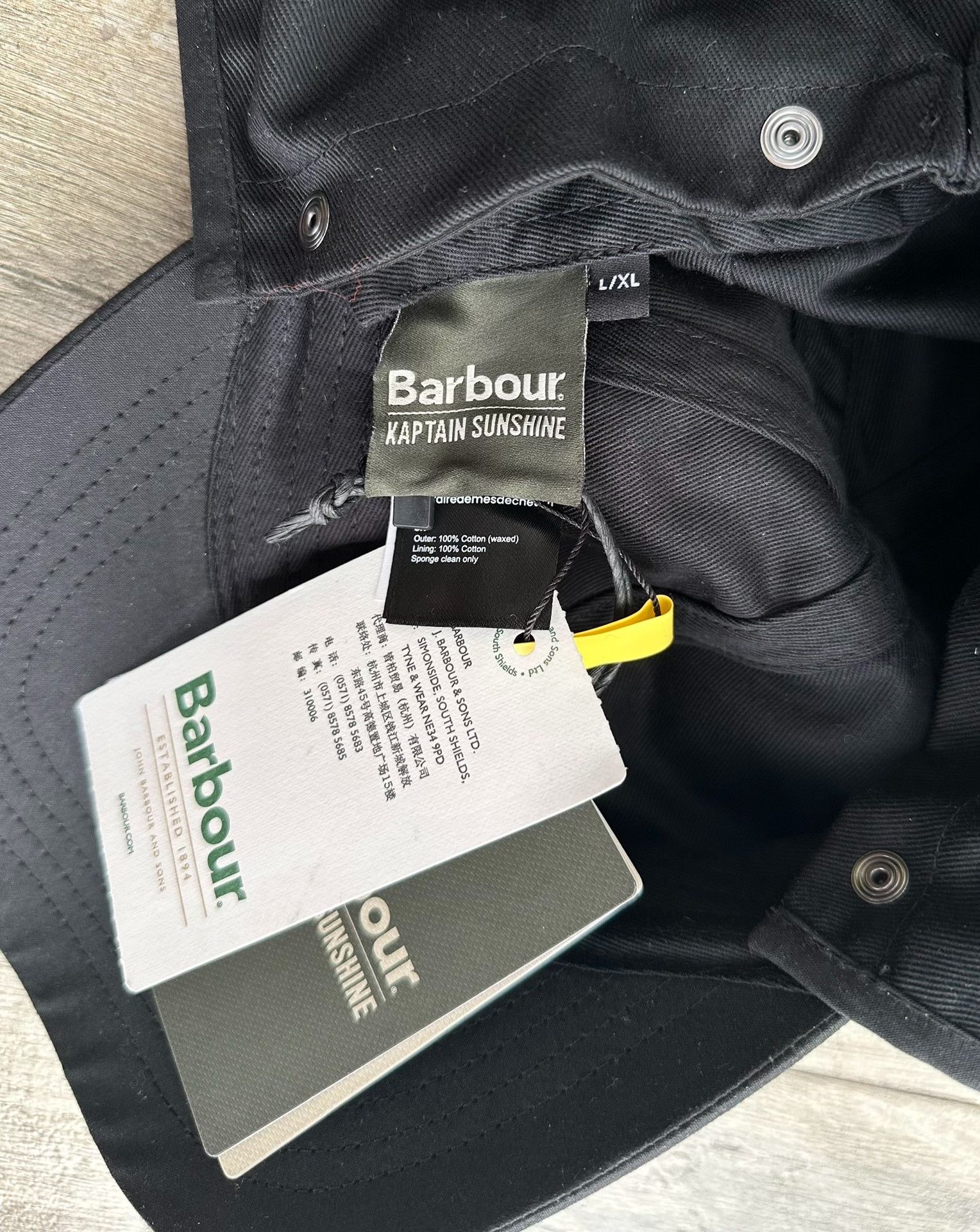 Kaptain Sunshine kaptain sunshine x barbour caped cap Size ONE SIZE - 3 Thumbnail