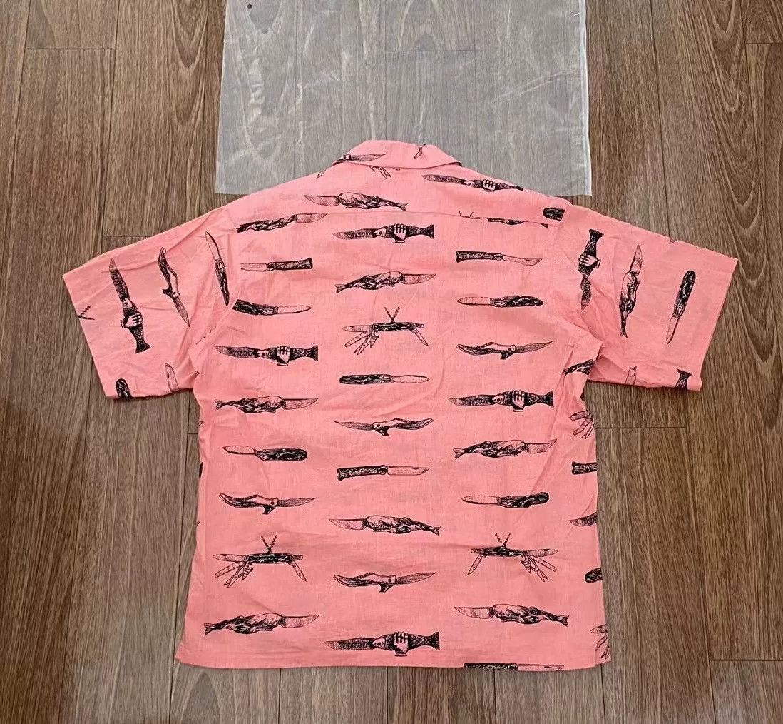 Descendant pink short sleeve shirt with fish print Size US M / EU 48-50 / 2 - 2 Thumbnail