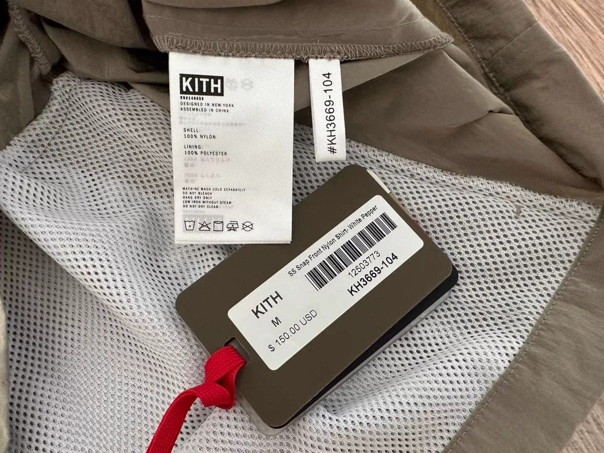 Kith kith ss snal front nylon shirt Size US M / EU 48-50 / 2 - 4 Thumbnail