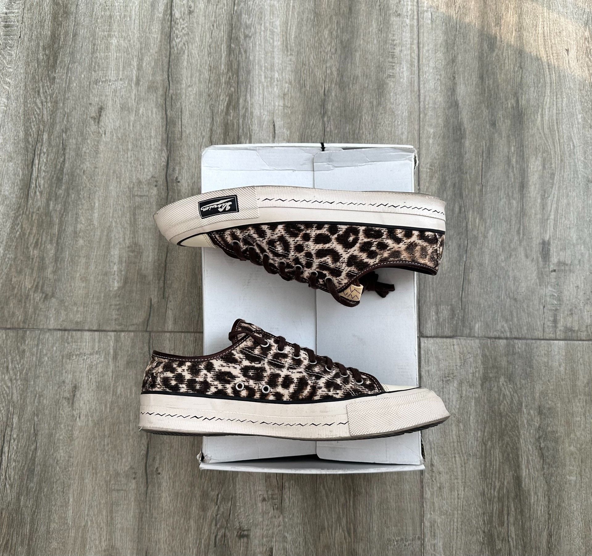 Visvim visvim skagway lo leopard canvas sneakers Size US 9 / EU 42 - 4 Thumbnail