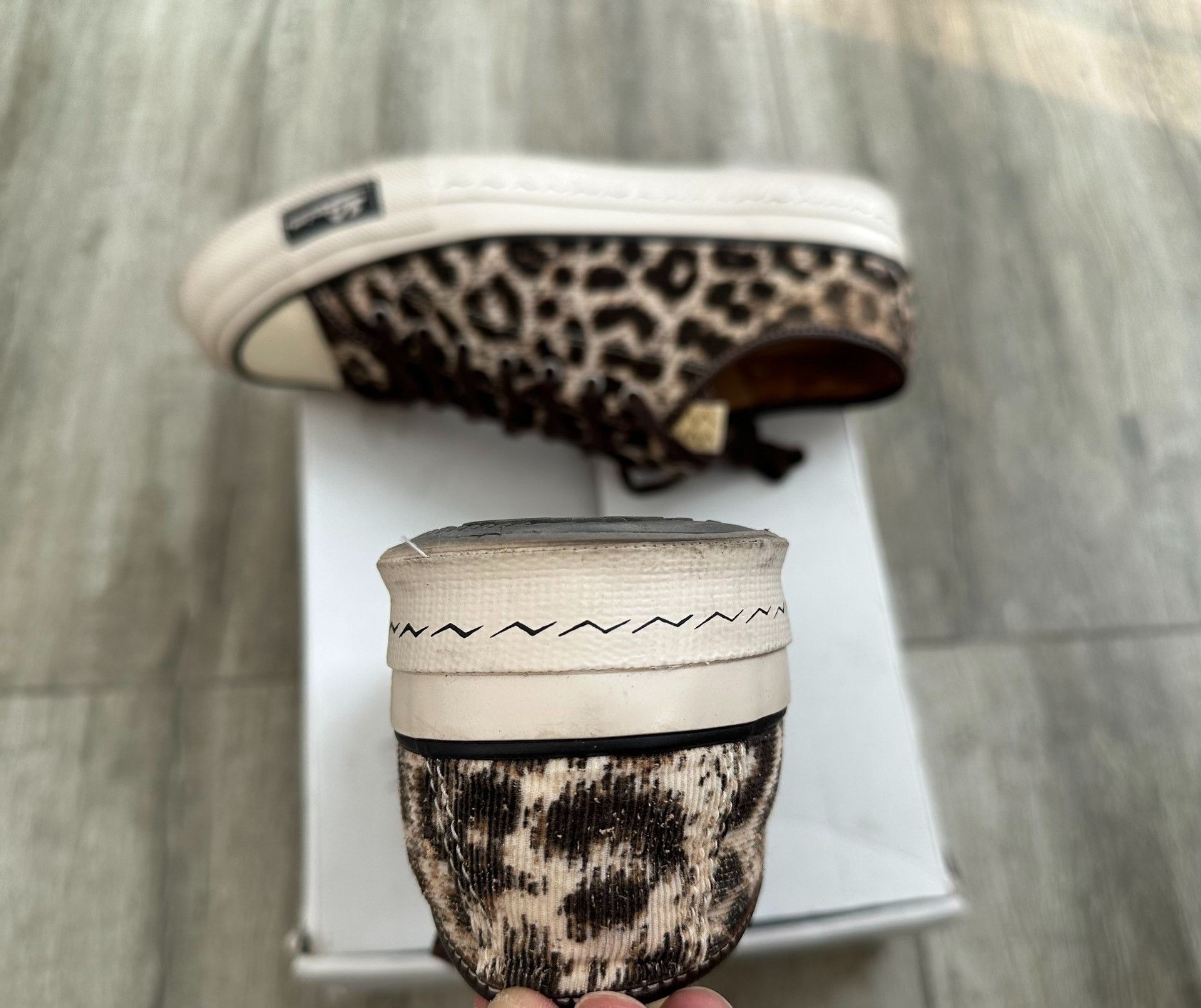 Visvim visvim skagway lo leopard canvas sneakers Size US 9 / EU 42 - 6 Thumbnail