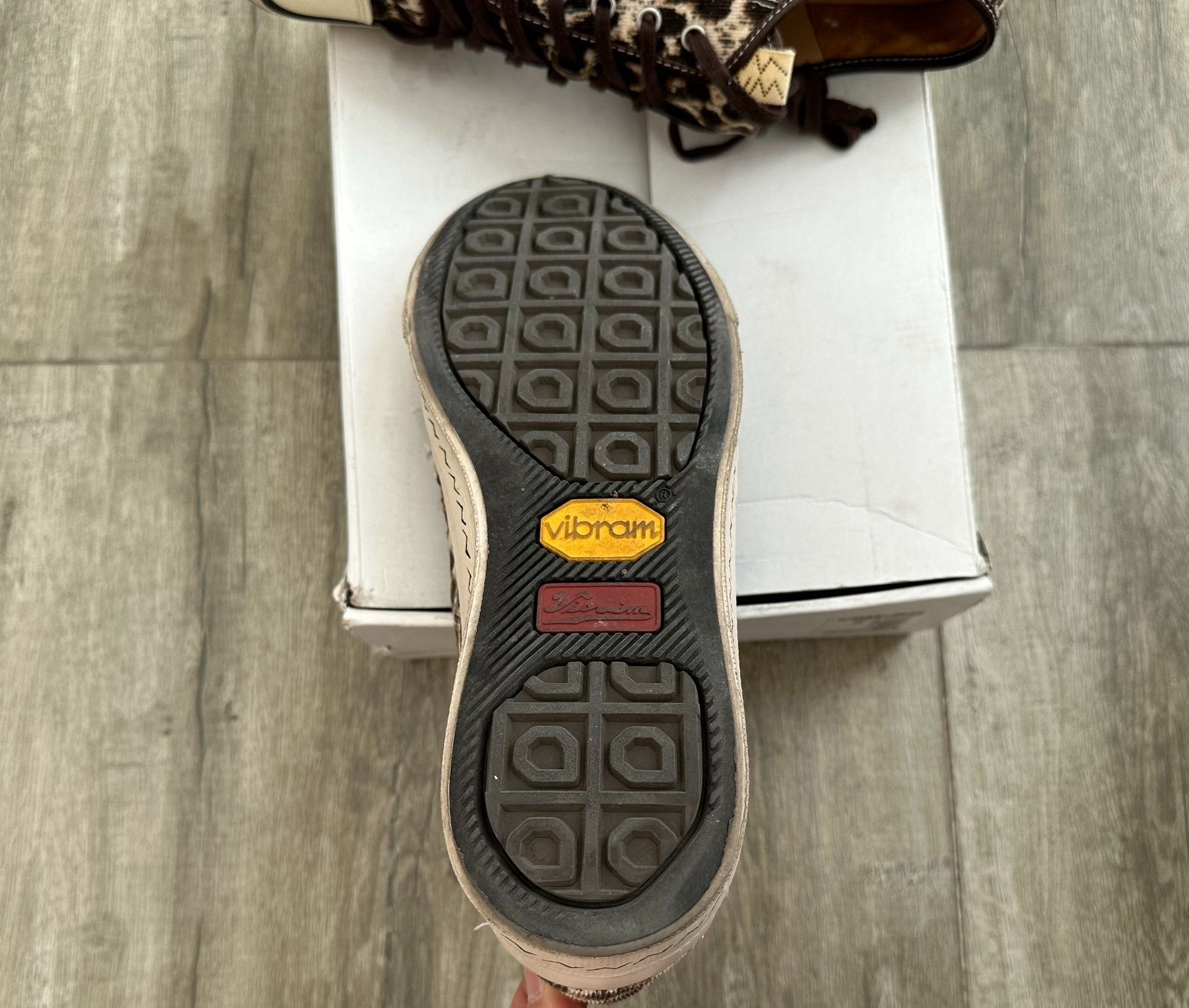 Visvim visvim skagway lo leopard canvas sneakers Size US 9 / EU 42 - 5 Thumbnail