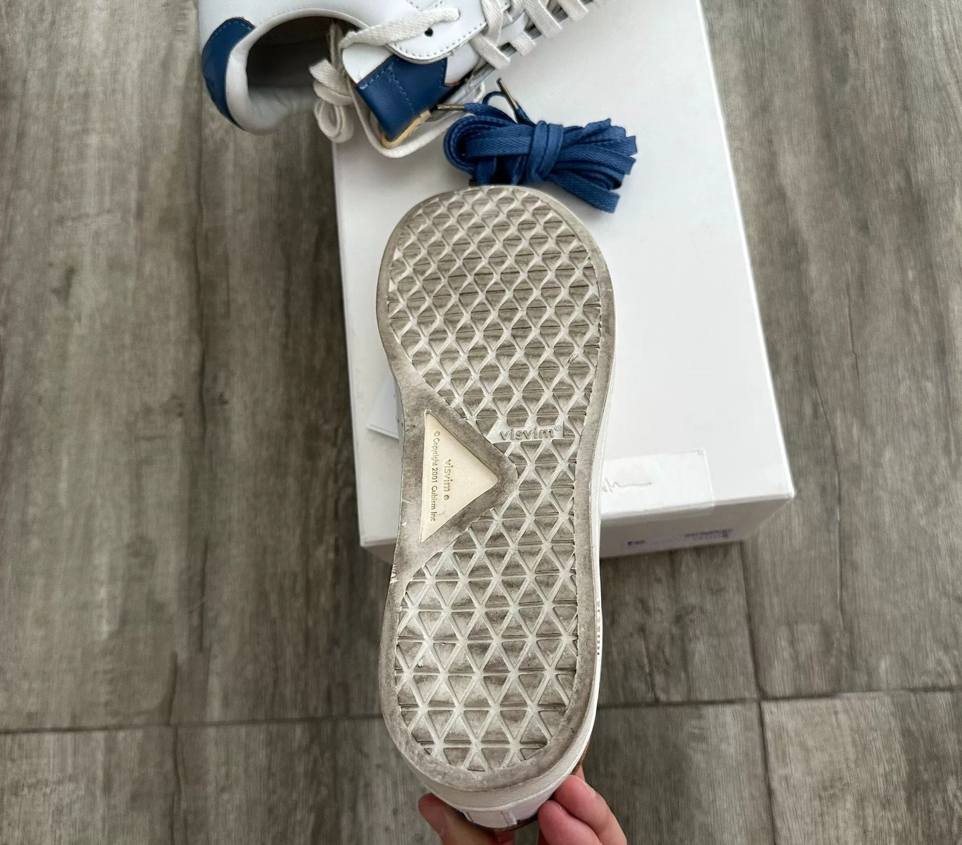 Visvim visvim corda-folk leather sneakers size us8 Size US 8 / EU 41 - 4 Thumbnail