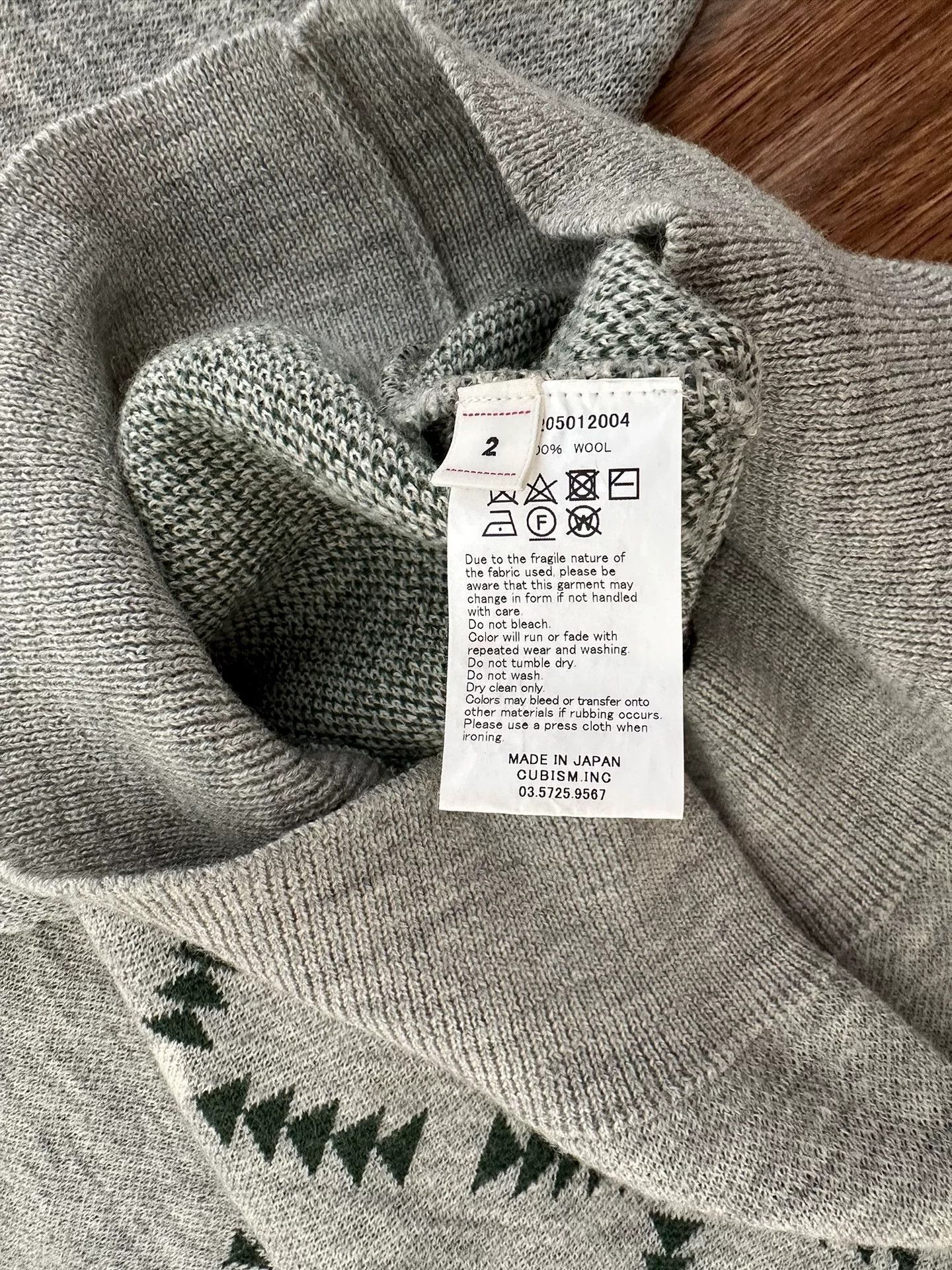 Visvim visvim vintage jacquard knit sweater for men Size US S / EU 44-46 / 1 - 3 Thumbnail