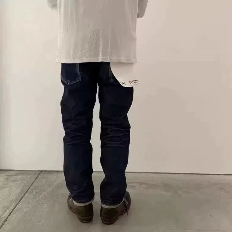 Visvim visvim social sculpture non-washed denim pants Size US 34 / EU 50 - 6 Thumbnail