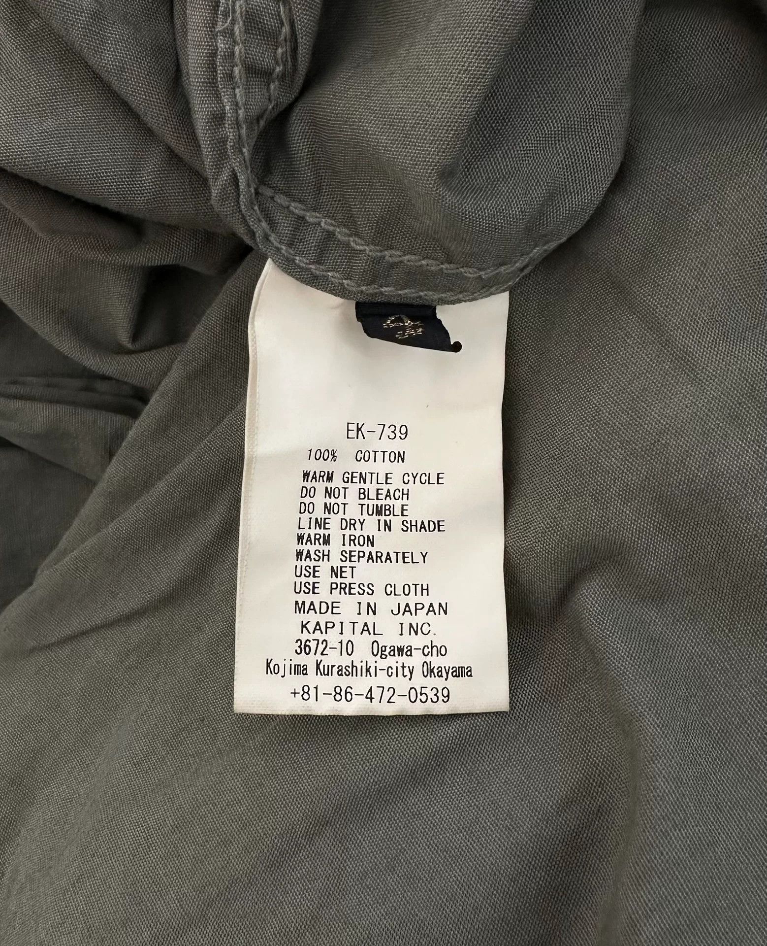 Kapital kapital long sleeve military shirt Size US S / EU 44-46 / 1 - 4 Thumbnail