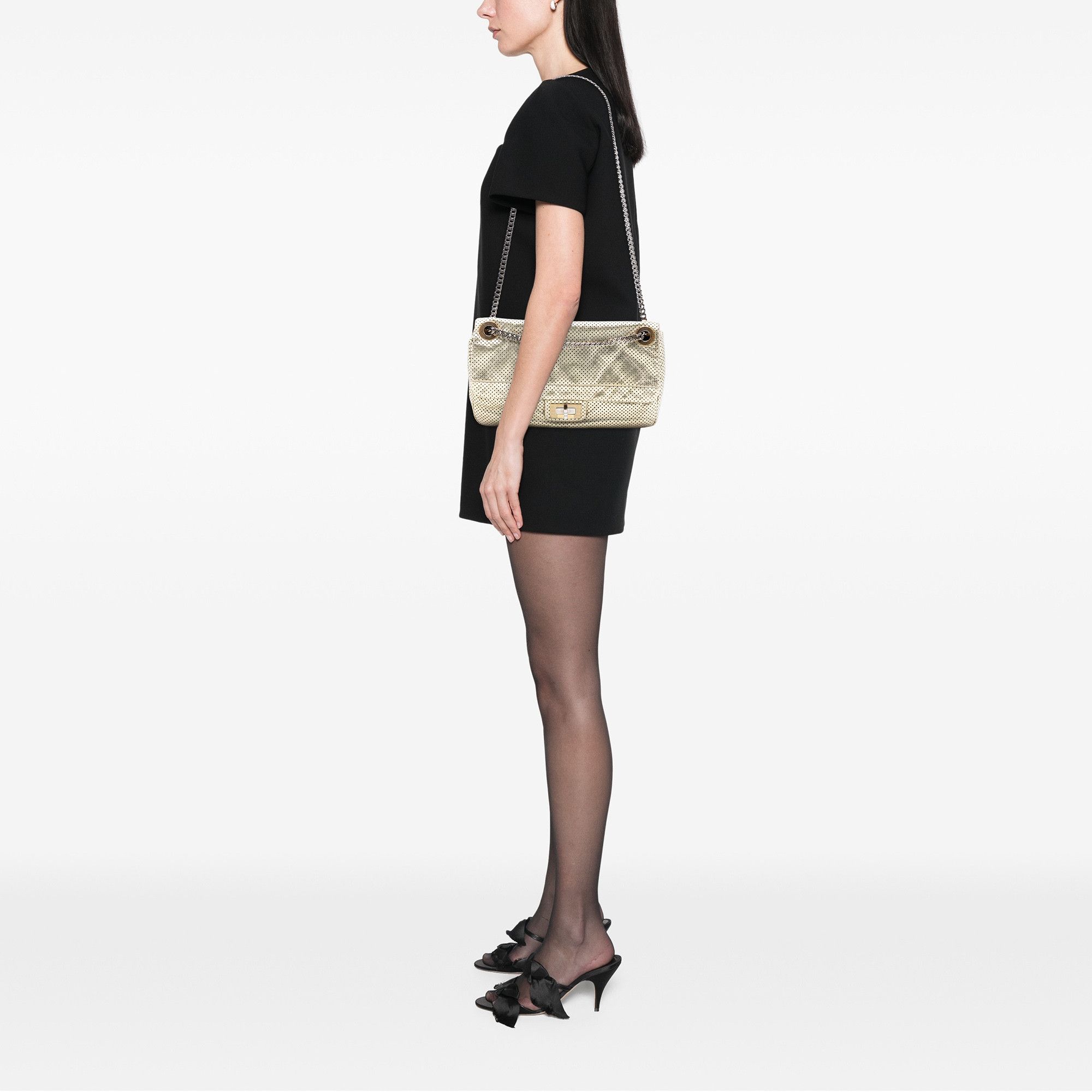 Chanel Chanel Medium Reissue Perforated Calfskin Drill Flap Size ONE SIZE - 7 Thumbnail