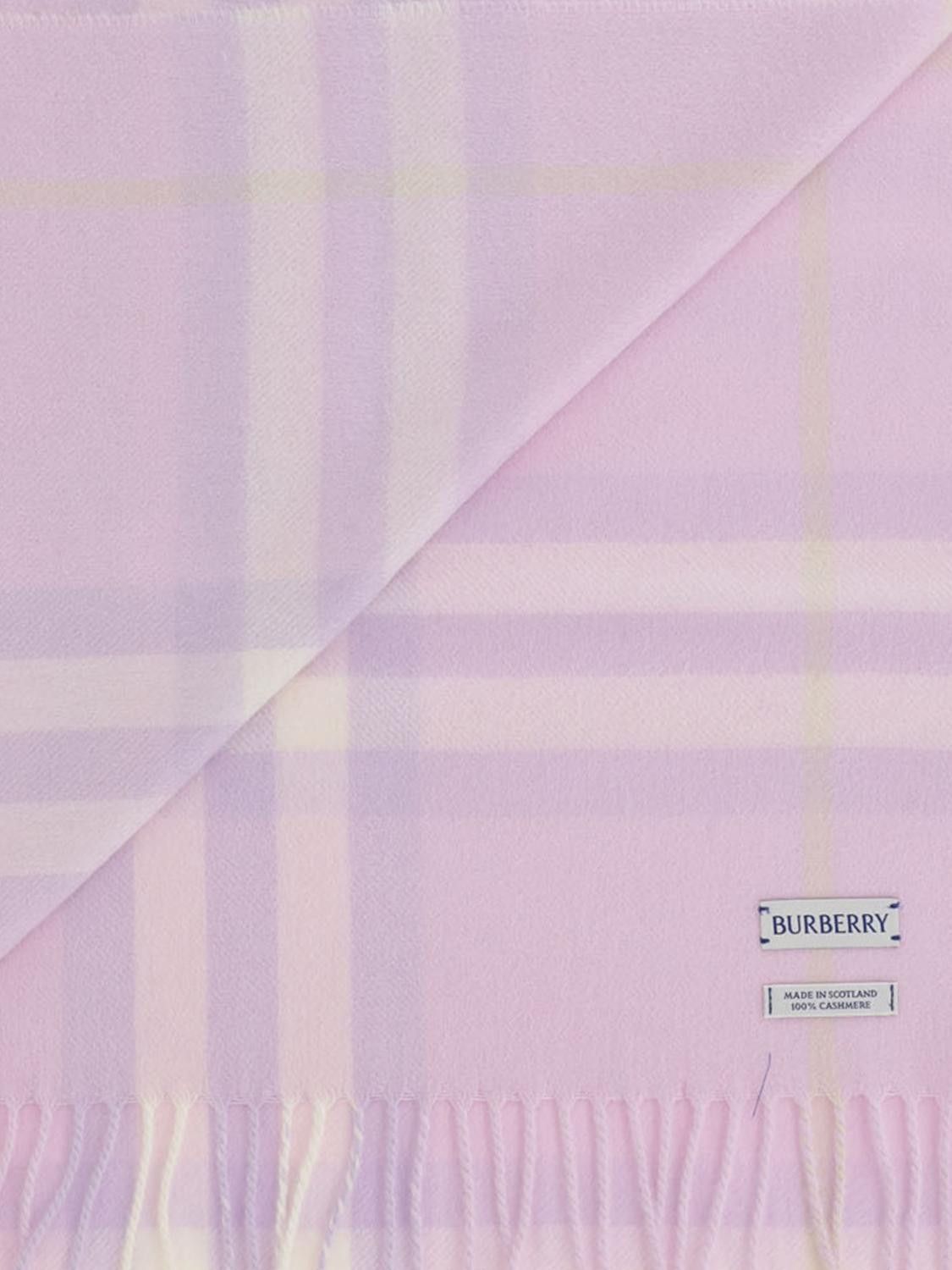 Burberry Burberry Scarf Woman Pink Size ONE SIZE - 2 Thumbnail