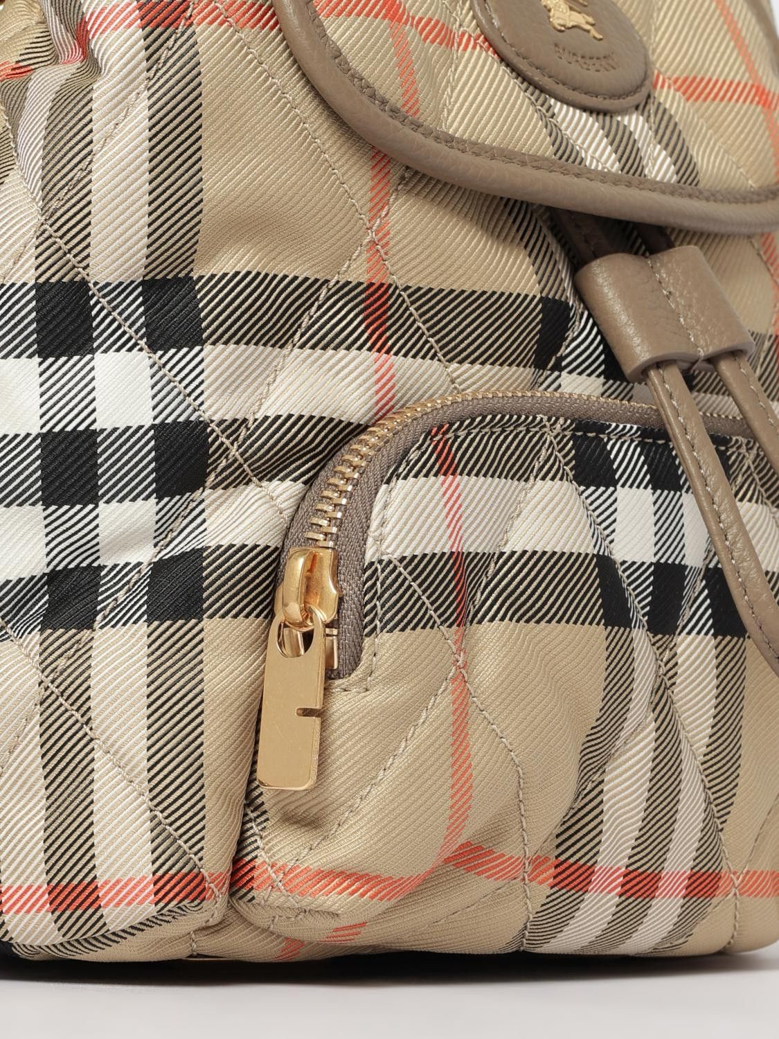 Burberry Burberry Backpack Woman Beige Size ONE SIZE - 4 Thumbnail