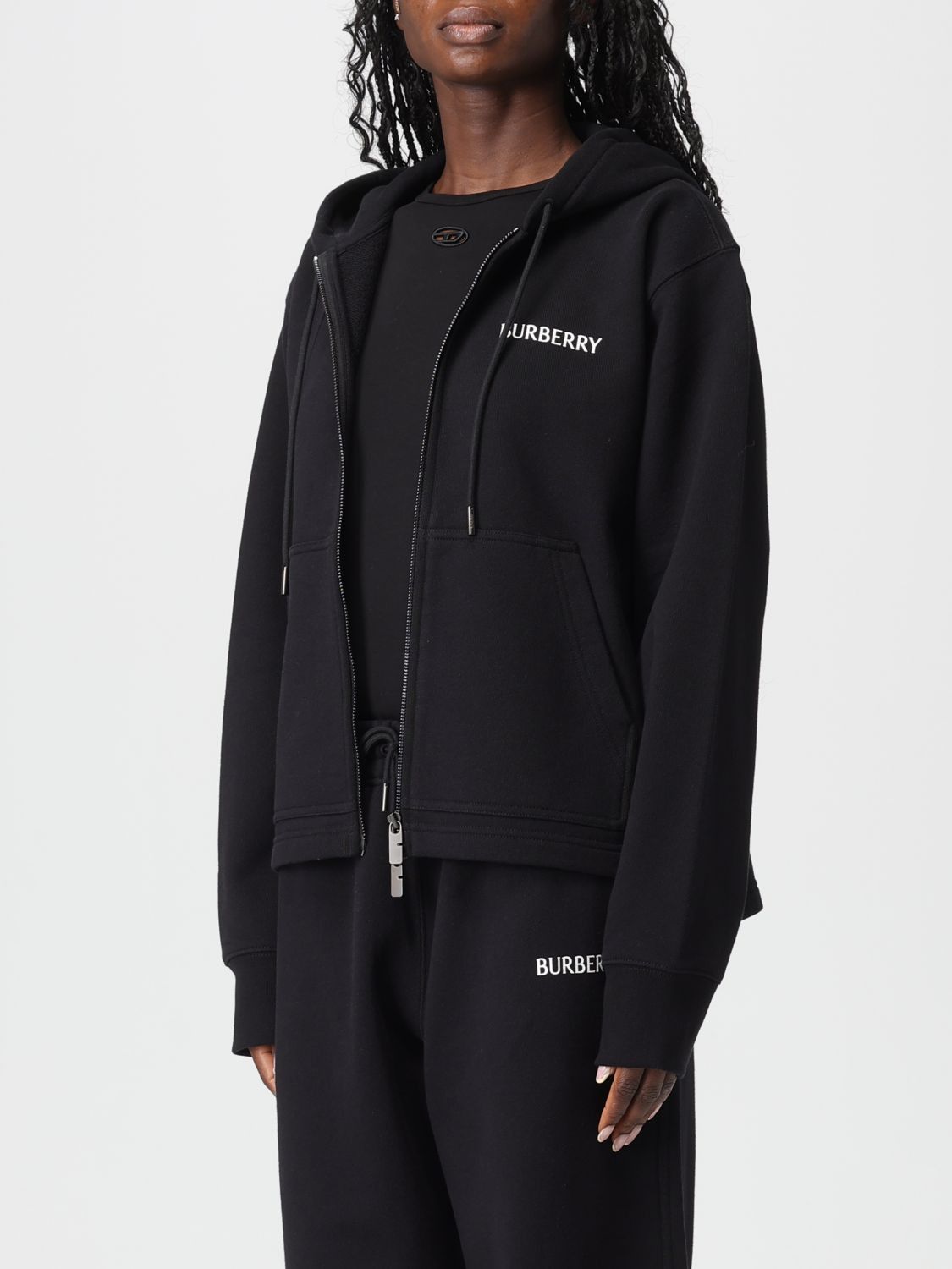 Burberry Burberry Sweatshirt Woman Black Size XS / US 0-2 / IT 36-38 - 4 Thumbnail