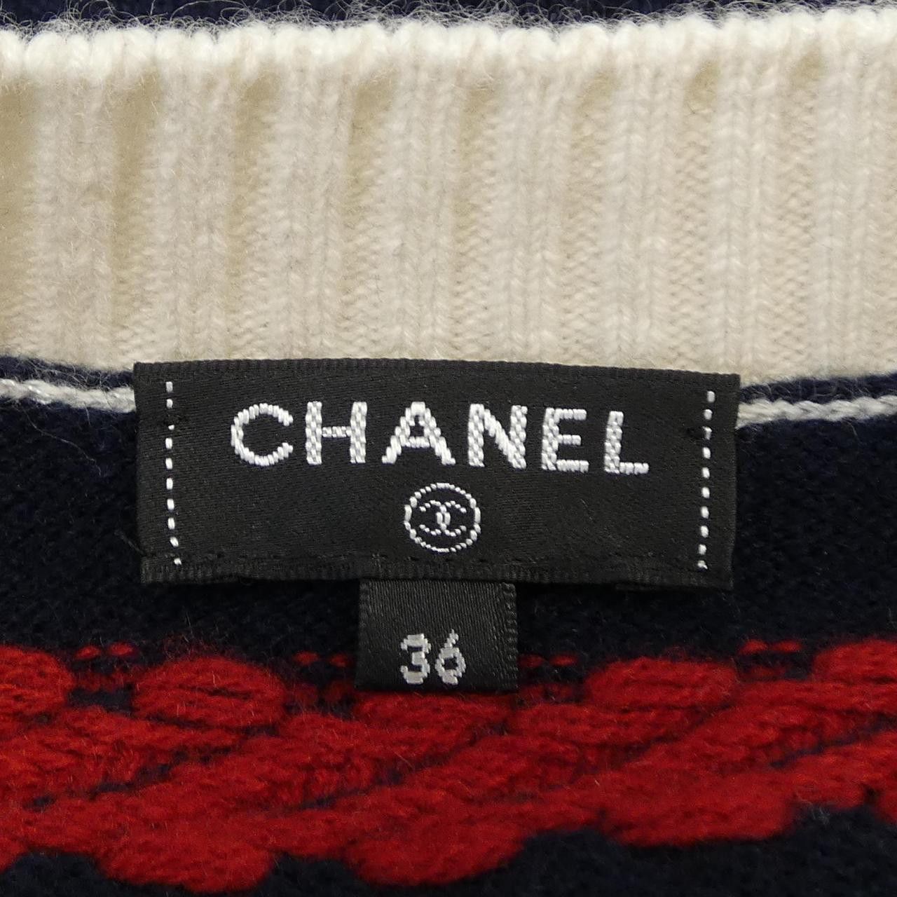 Chanel Chanel Chanel P70306K10003 100% Cashmere Knitwear Others Tops P70306K10003 DUTY FREE for USA Size ONE SIZE - 5 Thumbnail