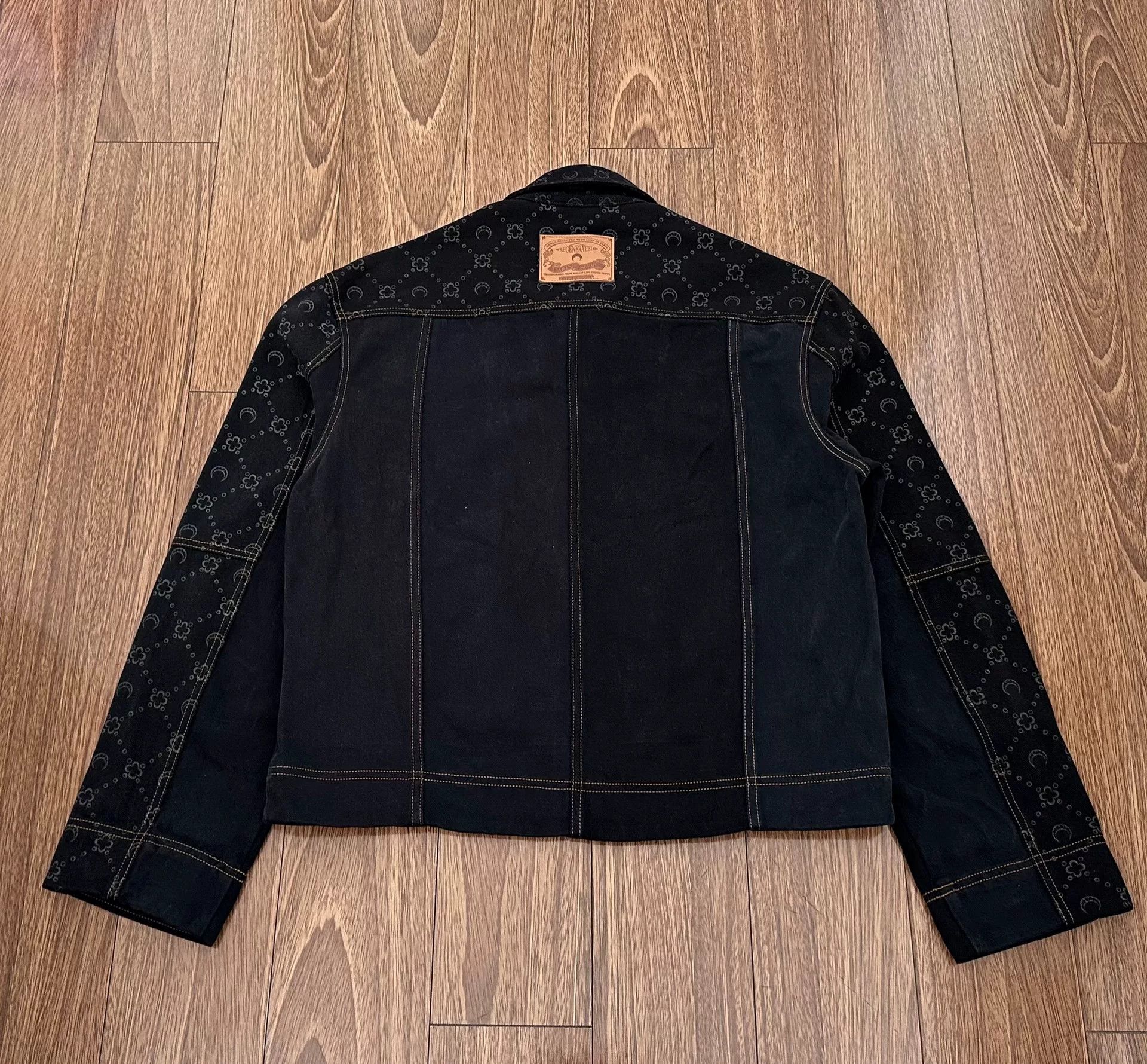 Marine Serre marine serre moon jacquard denim jacket Size US L / EU 52-54 / 3 - 2 Thumbnail