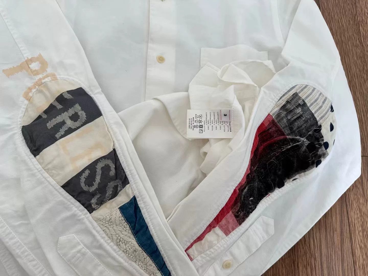 Visvim visvim albacore jumbo shirt l/s collage Size US L / EU 52-54 / 3 - 4 Thumbnail