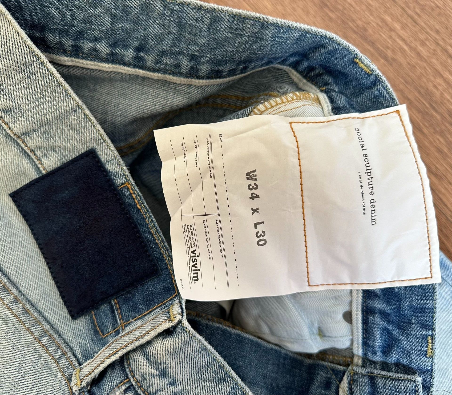 Visvim visvim damaged social sculpture denim pants Size US 34 / EU 50 - 3 Thumbnail