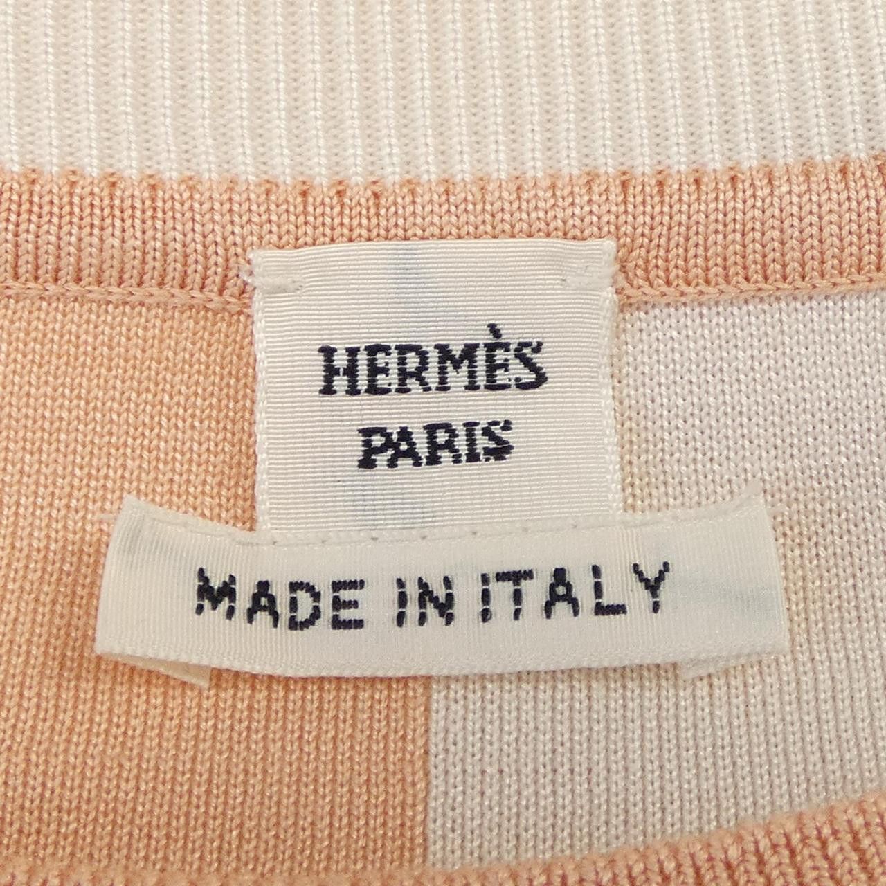 Hermes Hermes Hermès EN DESORDRE FINESSE BRIDE DE GALA Knitwear42 Cotton Tops DUTY FREE for USA Size ONE SIZE - 4 Thumbnail
