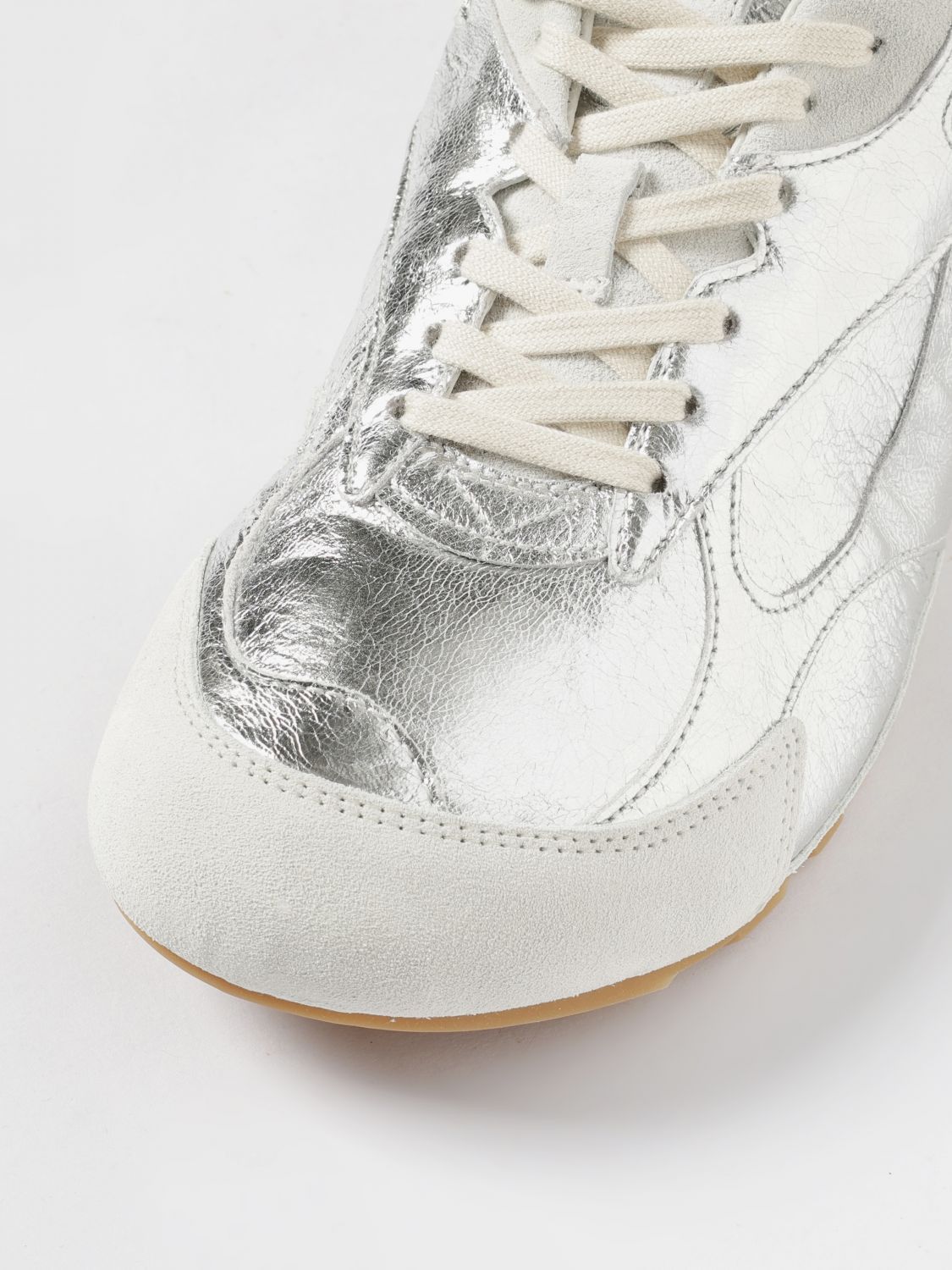 Bottega Veneta Bottega Veneta Sneakers Woman Silver Size US 6 / IT 36 - 4 Thumbnail