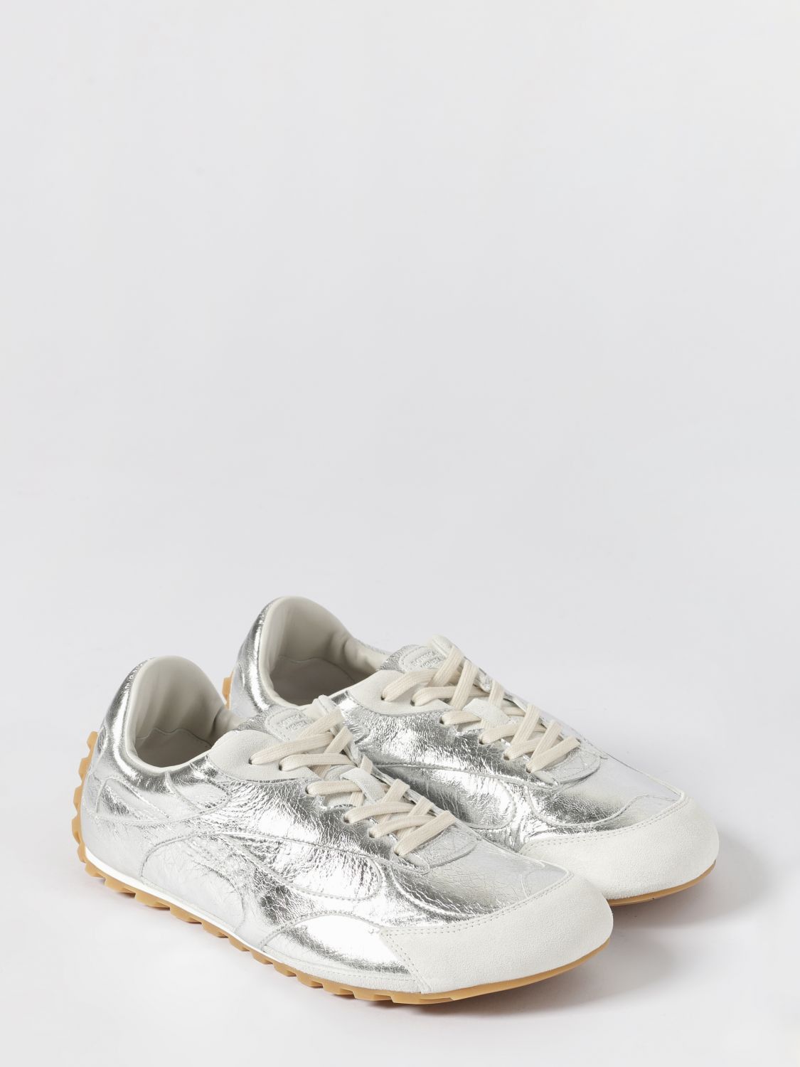Bottega Veneta Bottega Veneta Sneakers Woman Silver Size US 11 / IT 41 - 2 Thumbnail