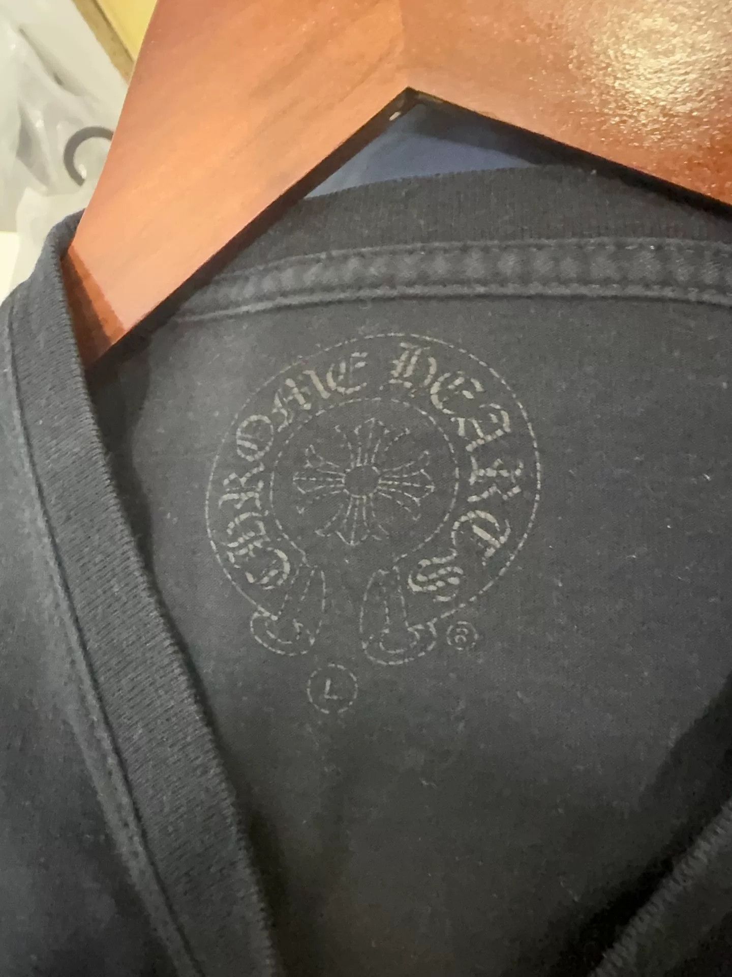 Chrome Hearts Chrome Hearts Black Star Print Long Sleeve Tee Size US L / EU 52-54 / 3 - 3 Thumbnail