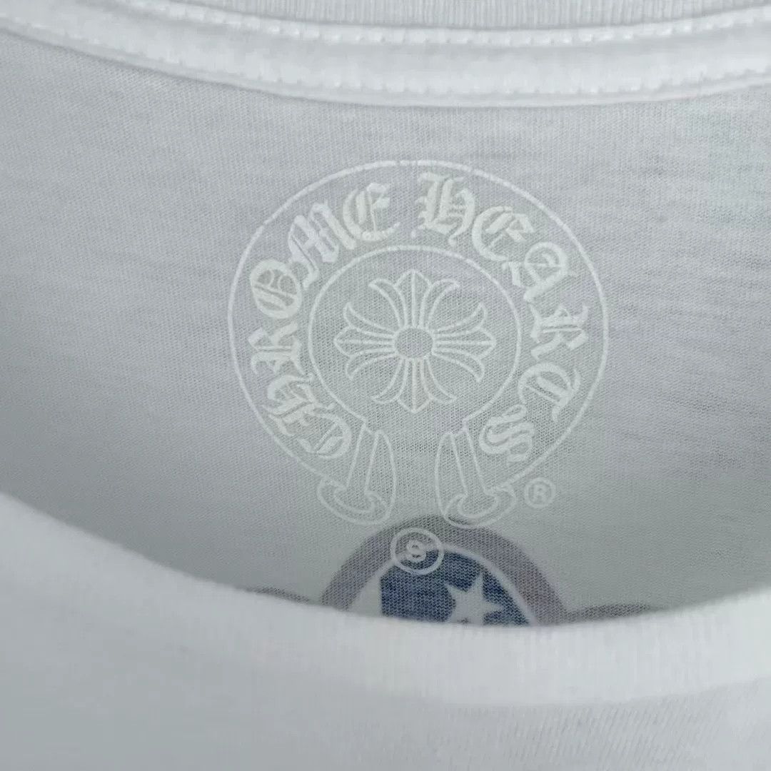 Chrome Hearts Chrome Hearts White Cross Scroll Short Sleeve Size US S / EU 44-46 / 1 - 6 Thumbnail