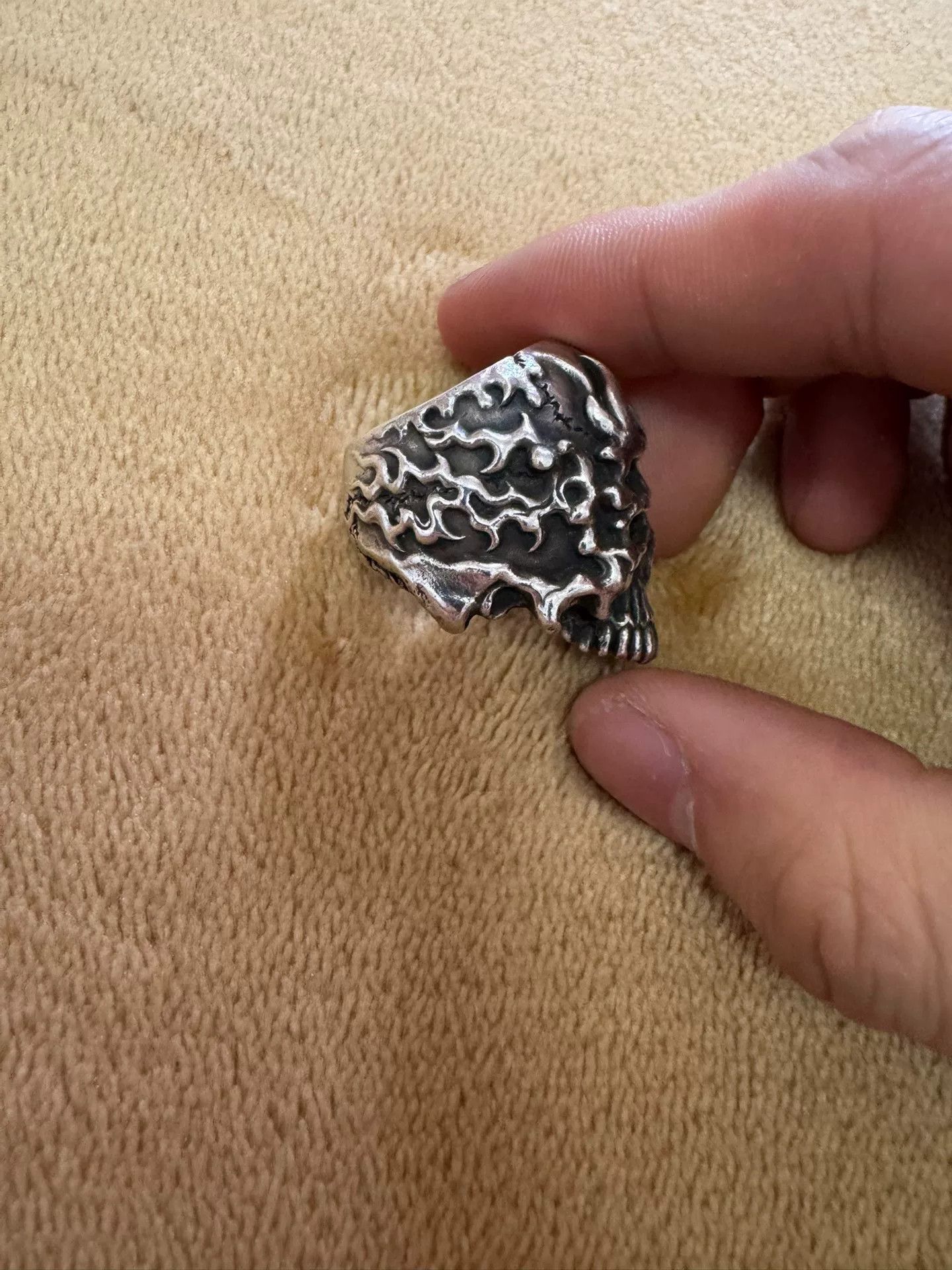 Undercover x Funny Farm Skull Ring