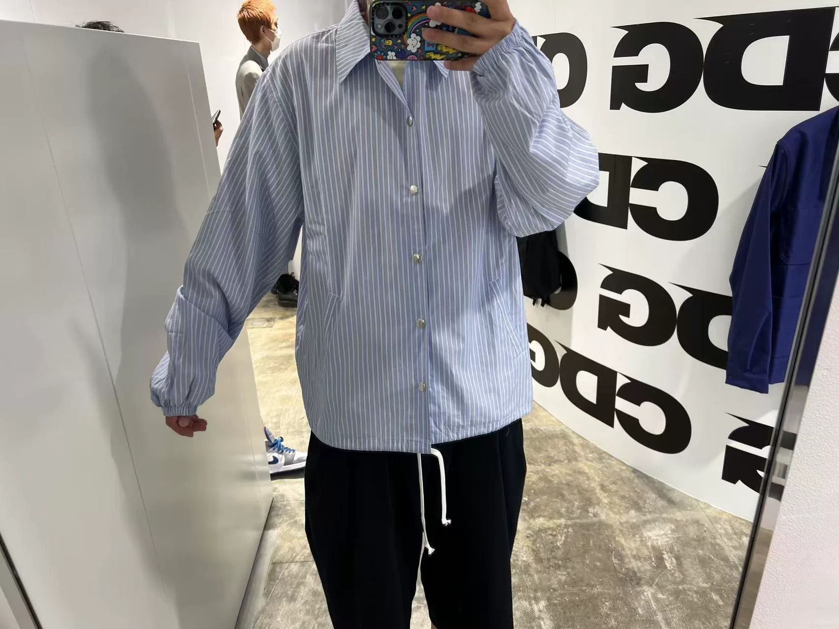 Comme des Garcons CDG Striped Long Sleeve Shirt Size US XL / EU 56 / 4 - 6 Thumbnail
