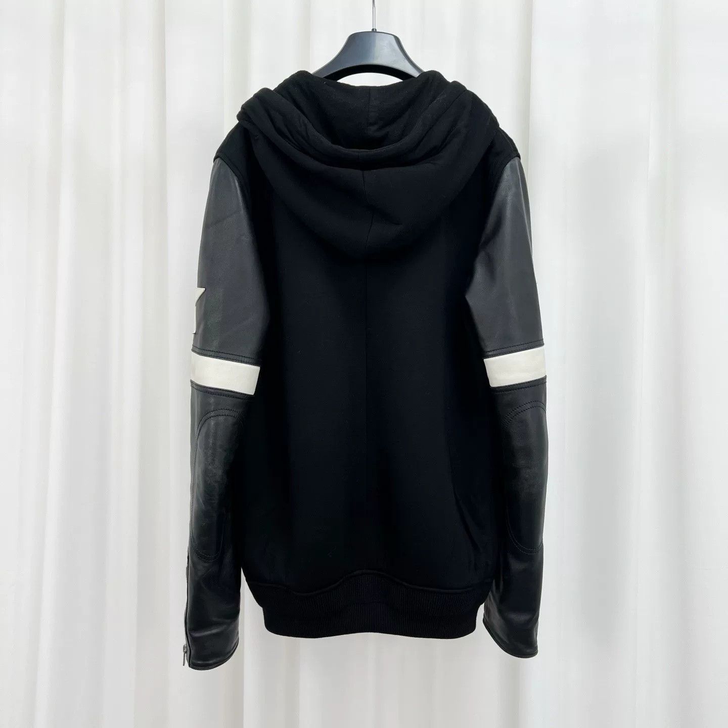 Givenchy Givenchy Star Patchwork Leather Sleeve Jacket Size US M / EU 48-50 / 2 - 2 Thumbnail