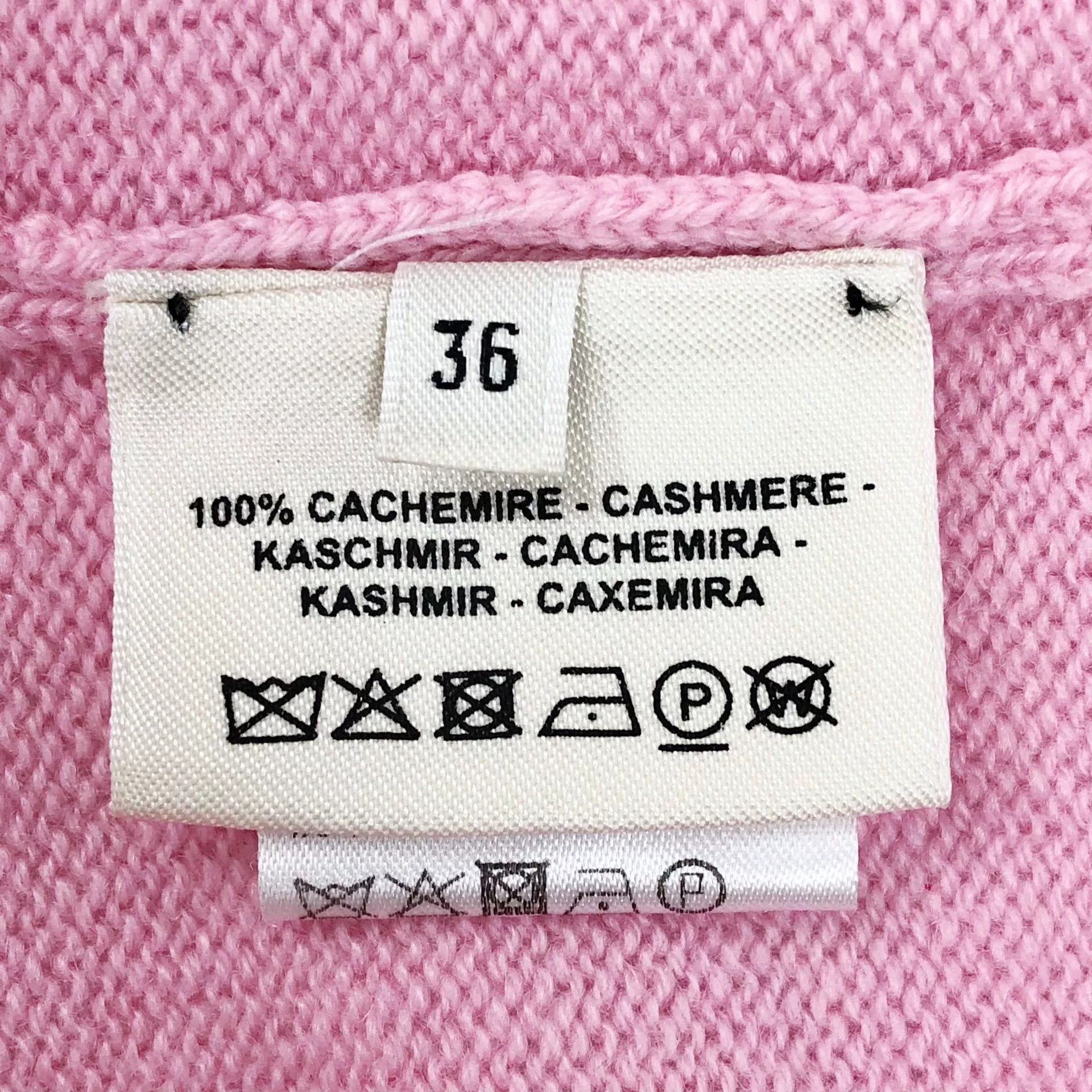 Hermes Hermes Pink Cashmere Knit Top Size US XS / EU 42 / 0 - 4 Thumbnail